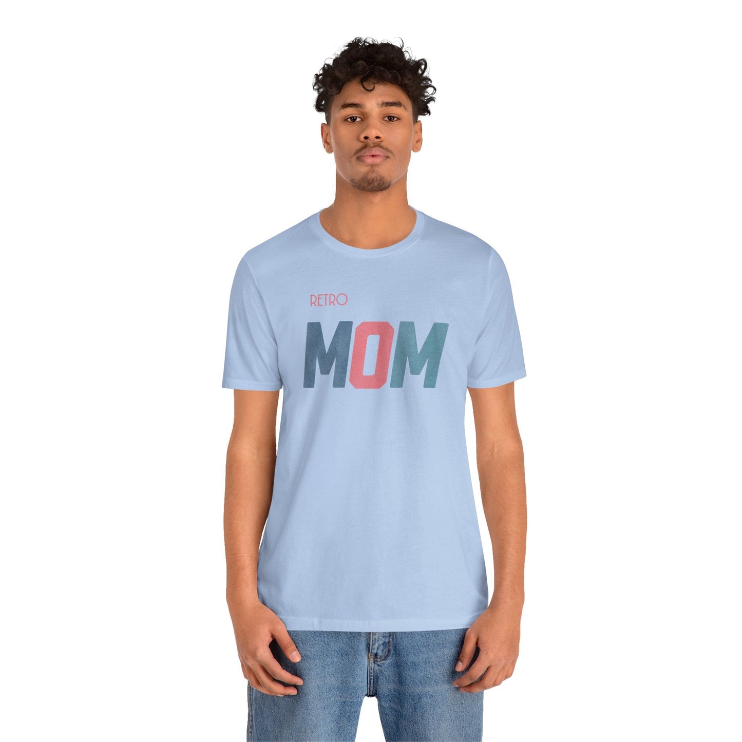 Retro MOM - Timeless Style for Modern Moms! Great Short Sleeve Cotton Crewneck Tshirt Makes a Great Mom Gift