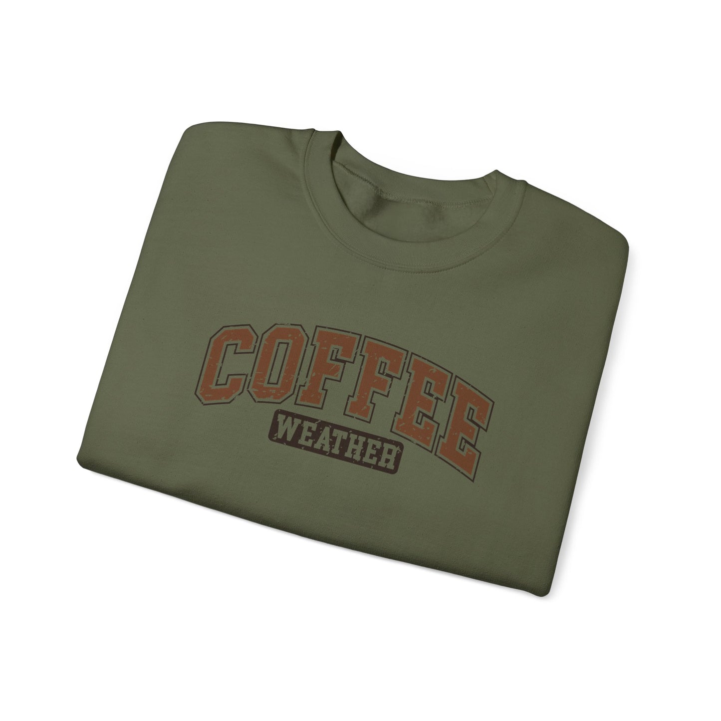 Coffee Weather Graphic Sweatshirt for Cozy Winter Vibes