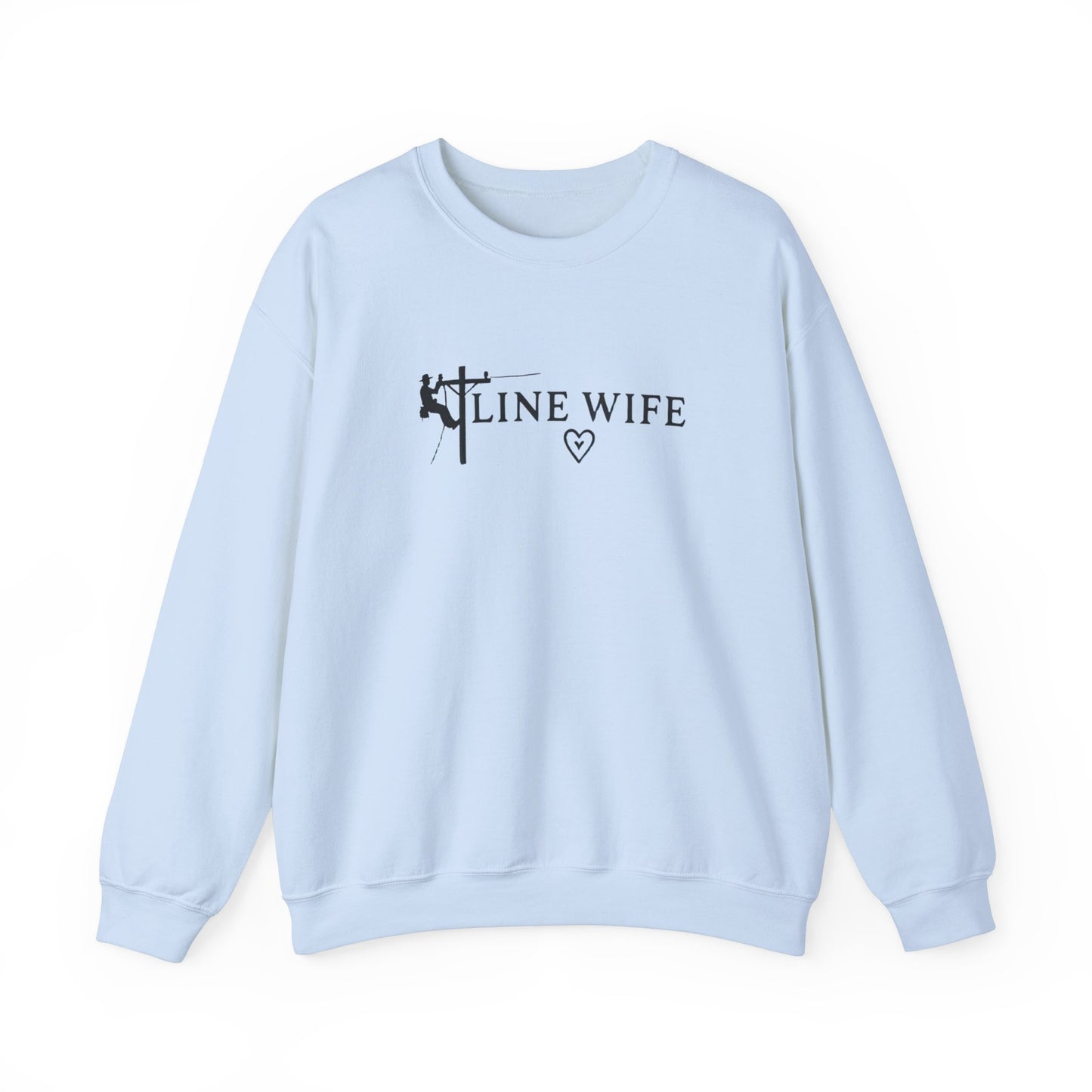 Lineman Wife Graphic Sweatshirt - Lineman Shirt Thoughtful Gift Idea for Loved Ones