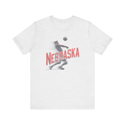 Nebraska Volleyball Victory Unisex Jersey Short Sleeve Tee Great Gift, Team Sports, College Sports, Son Gift, Daughter Gift, Husband Gift