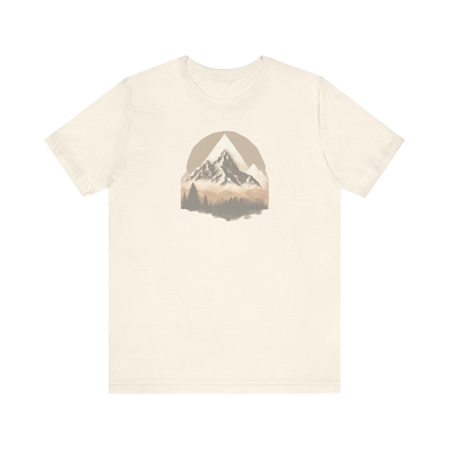 Mountain Escape Get Lost in Nature Unisex Jersey Short Sleeve Tee Great Gift, Dad Gift, Husband Gift, Boyfriend Gift, Camping Tshirt