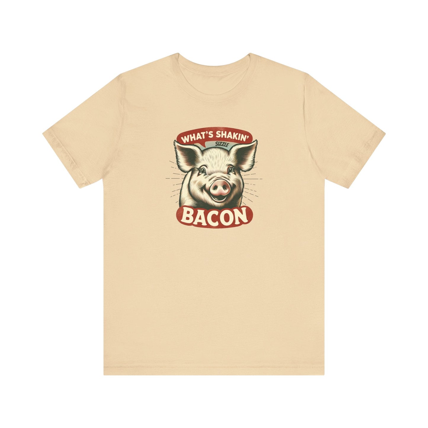 What's Shakin' Bacon - Bacon Vibes! Join The Bacon Crew! Dive into Fun with Our Classic Tee! Bacon Lovers!