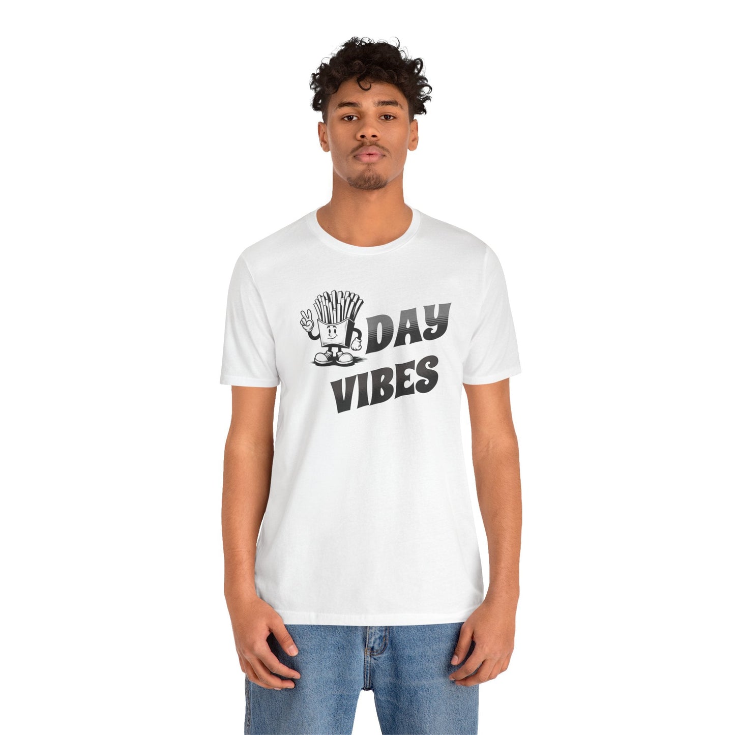 Funny Fryday Vibes Tee - Hilarious French Fry Humor Shirt for Casual Fridays! Funny Tshirt Makes a great gift