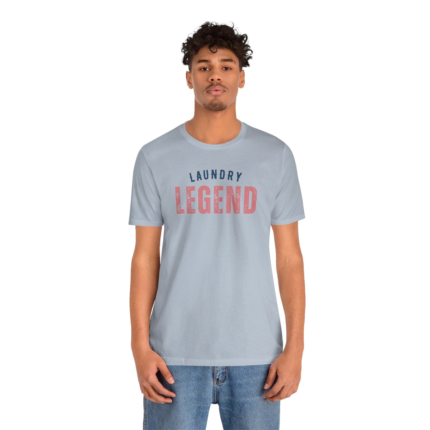 Laundry Legend Unisex Tee – Conquer the Fold in Style! Short Sleeve Cotton Crewneck Great Gift to add a little humor to our day