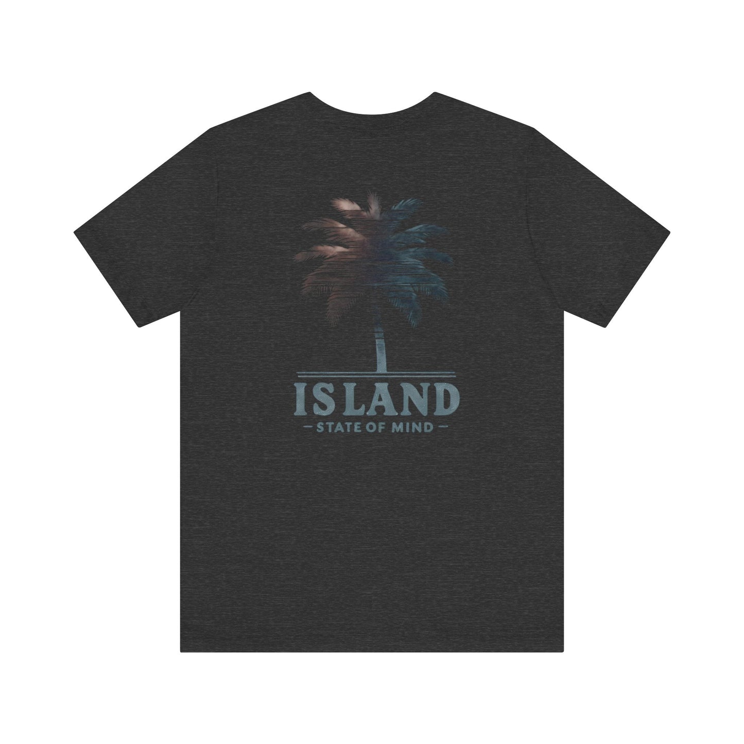 Vacation Vibes: Unisex Island State of Mind Palm Tree Graphic Tee Great Gift Idea