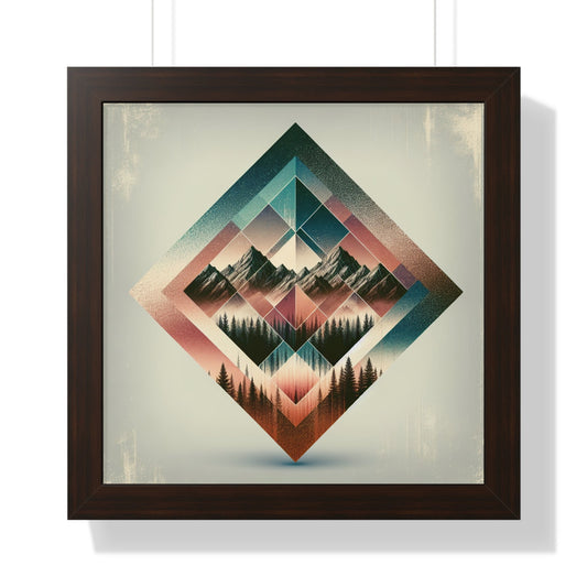 Nature Beauty Framed Vertical Poster Premium Quality Black Frame Great Gift, Outdoors, Husband Gift, Teacher Gift, Wife Gift