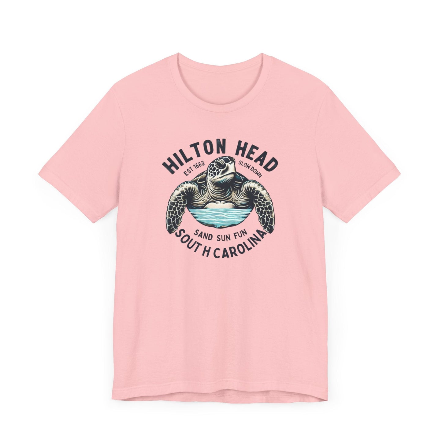 Hilton Head South Carolina Graphic Tee Vacation Shirt Beach Vibes Destination Shirt Great Gift Idea