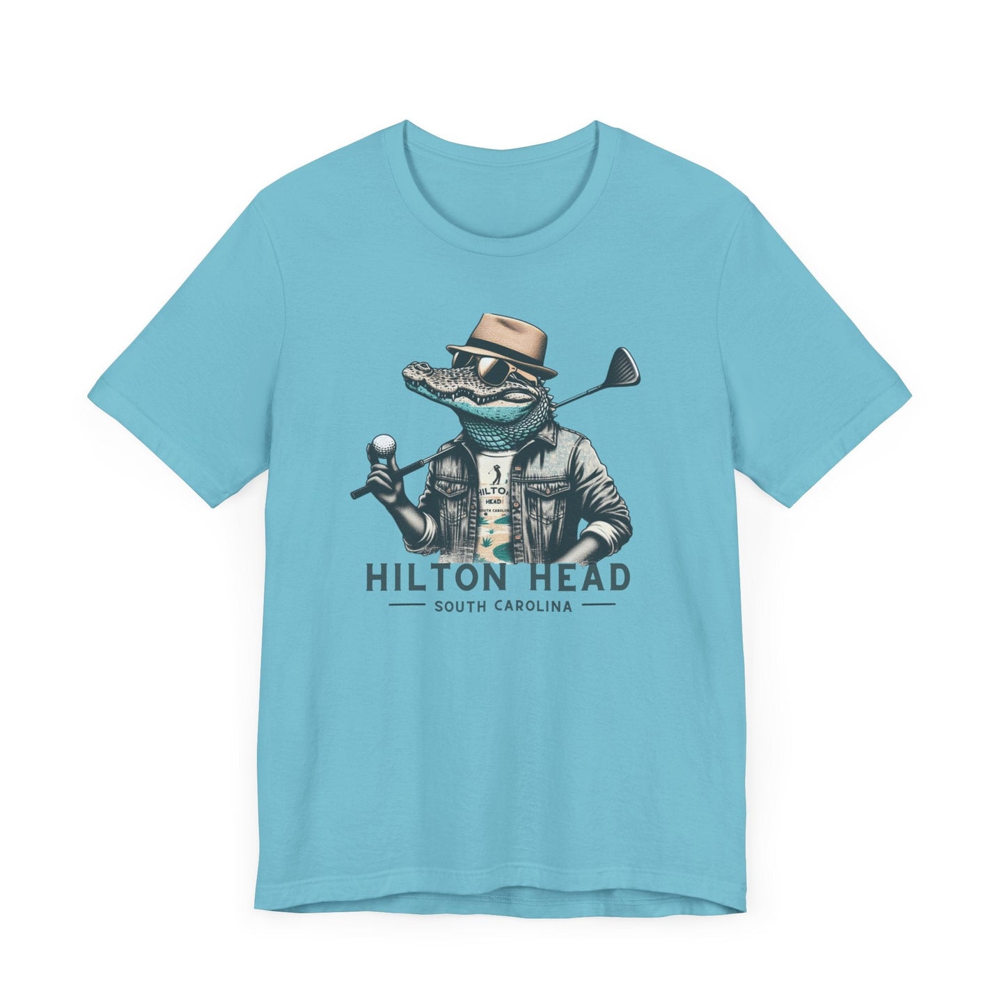 Golf With the Gators Hilton Head South Carolina Graphic Tee Great Gift Idea