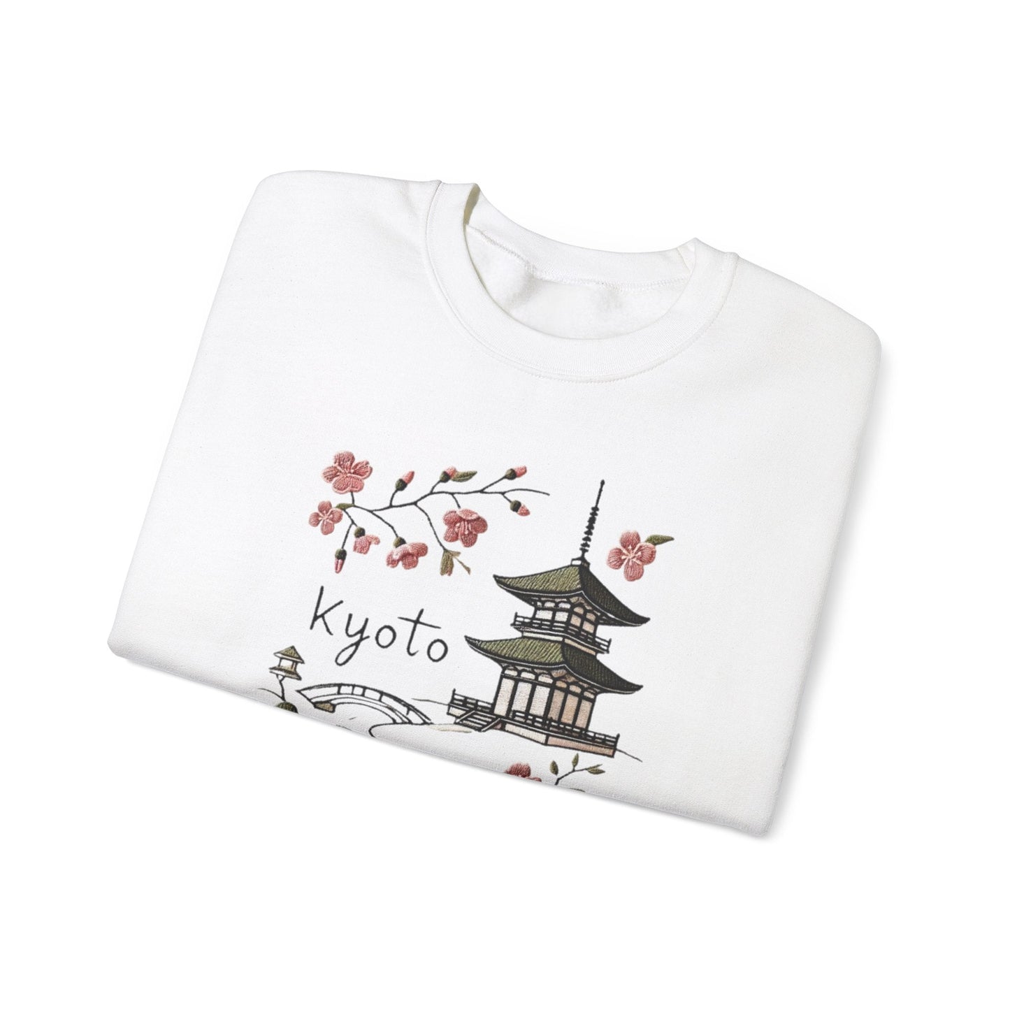 Beautiful Kyoto Heavy Blend Crewneck Sweatshirt Travel Destination Vacation Shirt Comfy and Cozy