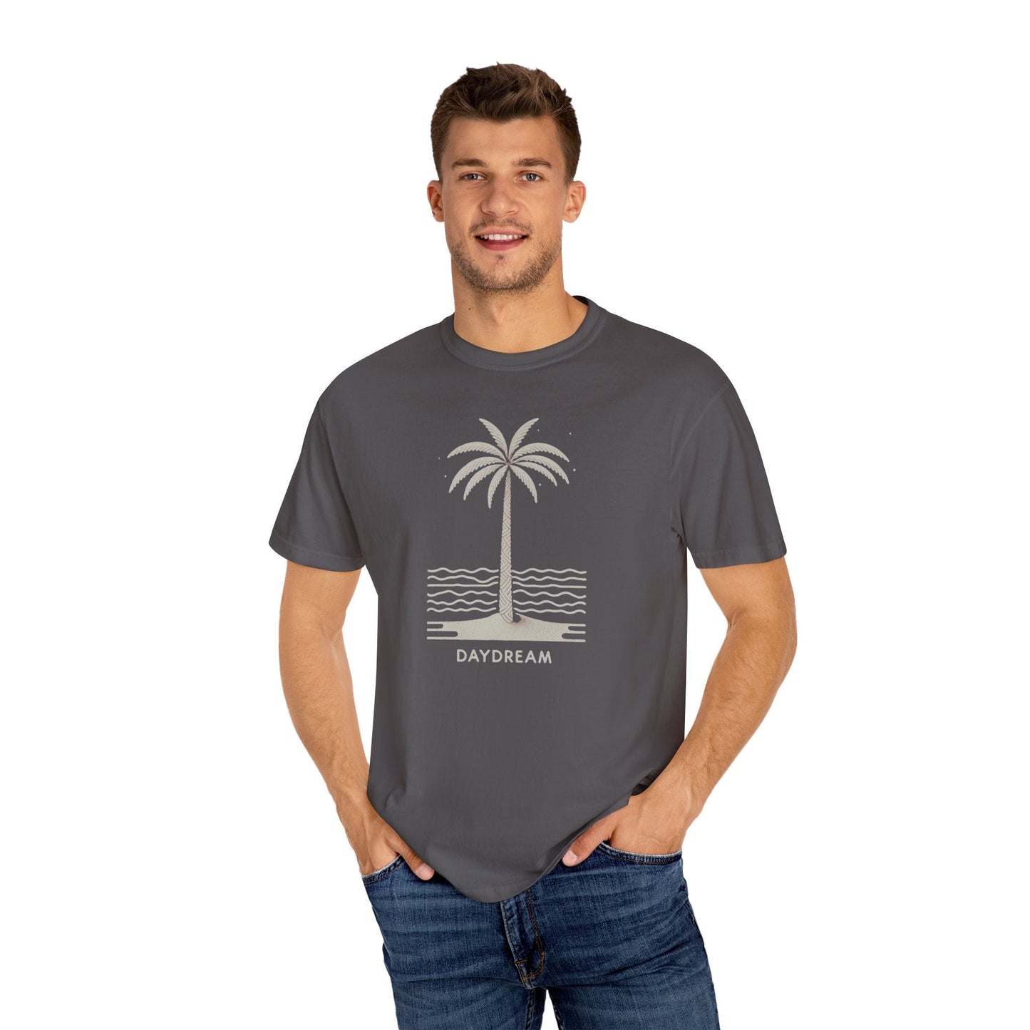 Daydreaming Under The Palms Comfort Colors 1717 Tee Beach Shirt, Great Gift, Sister Gift, Wife Gift, Mom Gift, Mothers Day Gift Unisex