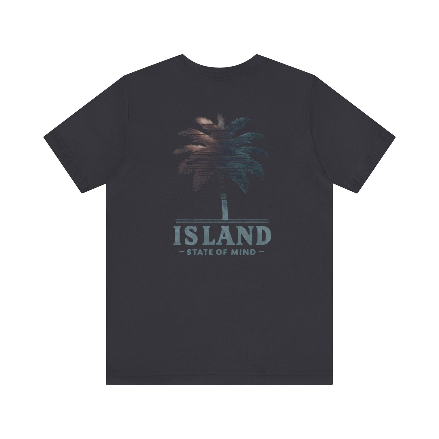 Vacation Vibes: Unisex Island State of Mind Palm Tree Graphic Tee Great Gift Idea