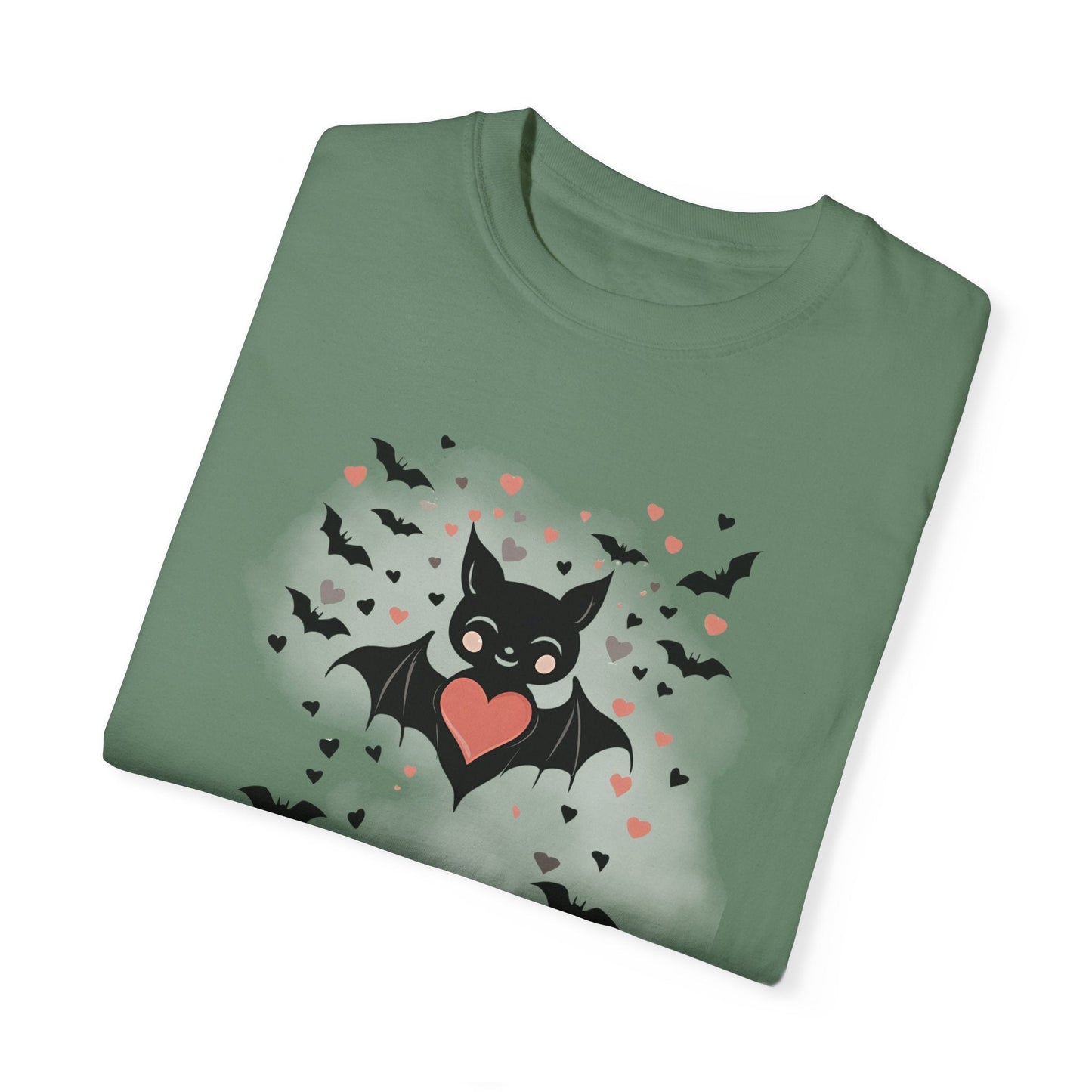 Happy Halloween Bat Vibes Comfort Colors 1717 Garment-Dyed T-Shirt Halloween Tshirt Womens Gift Mens Gift Holiday Gift