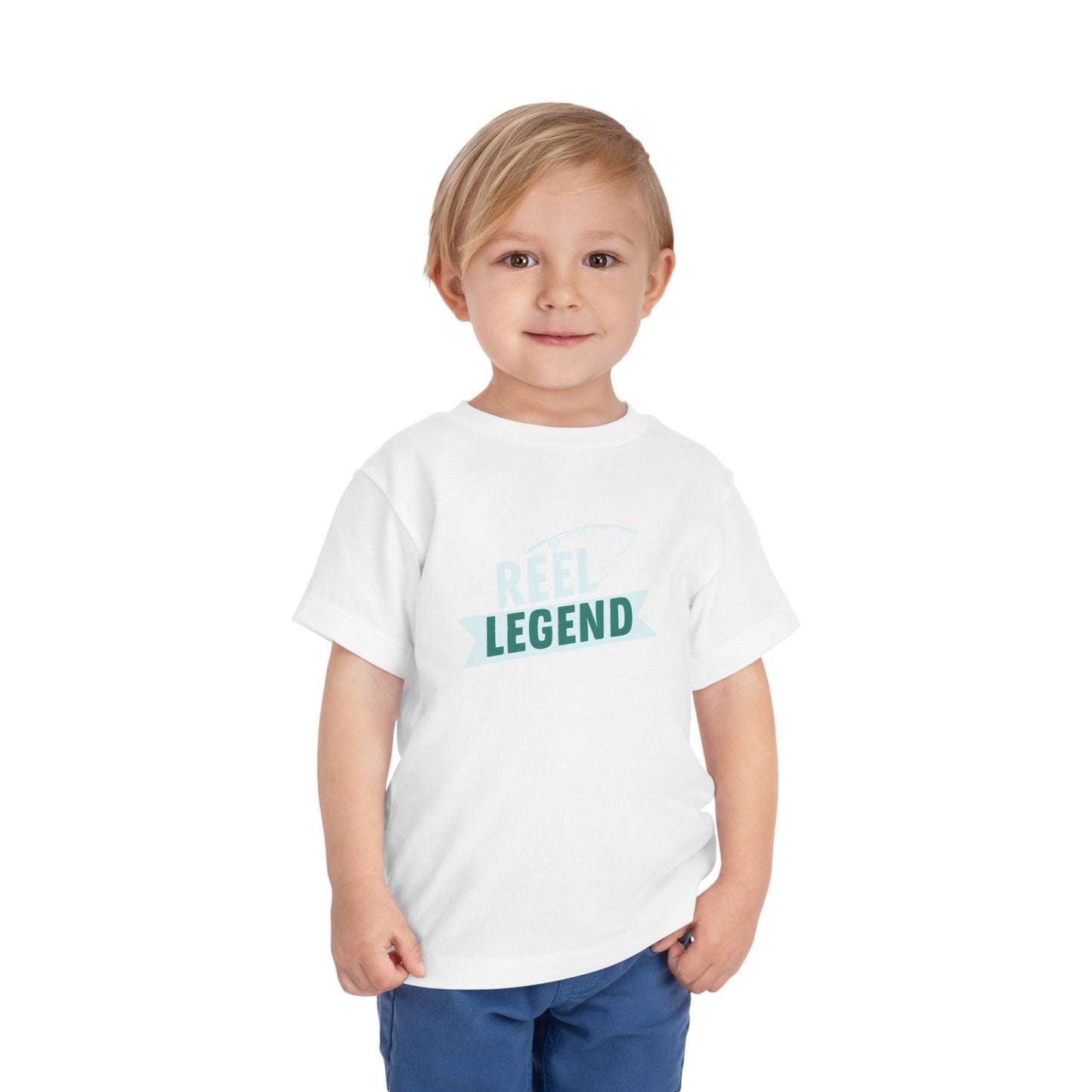 Reel Legend Toddler Short Sleeve Tee - Fun and Comfy Kids Fishing Shirt