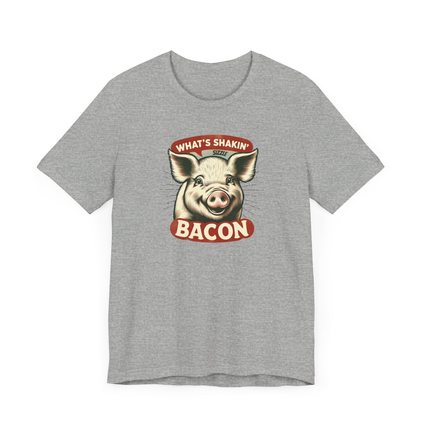 What's Shakin' Bacon - Bacon Vibes! Join The Bacon Crew! Dive into Fun with Our Classic Tee! Bacon Lovers!