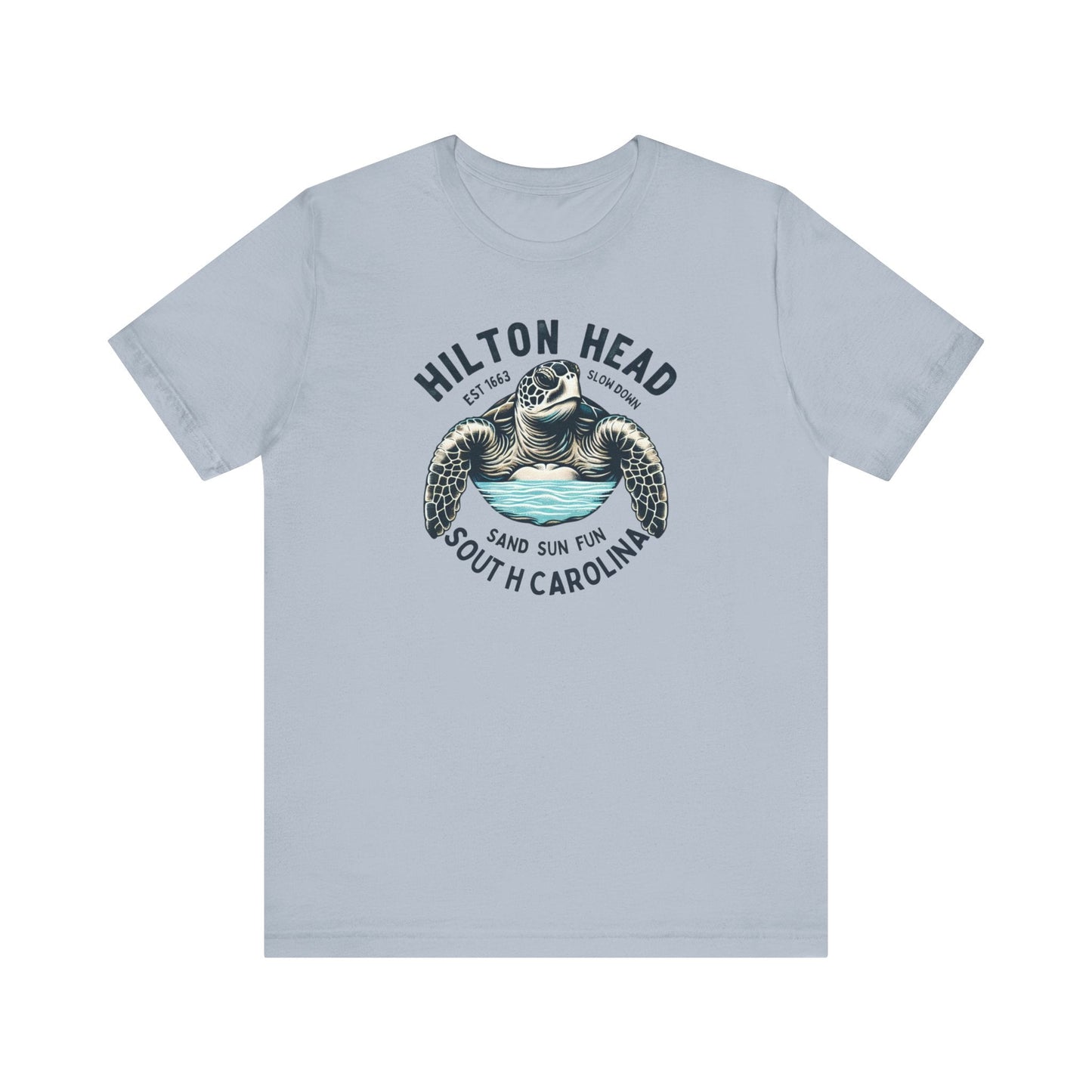 Hilton Head South Carolina Graphic Tee Vacation Shirt Beach Vibes Destination Shirt Great Gift Idea