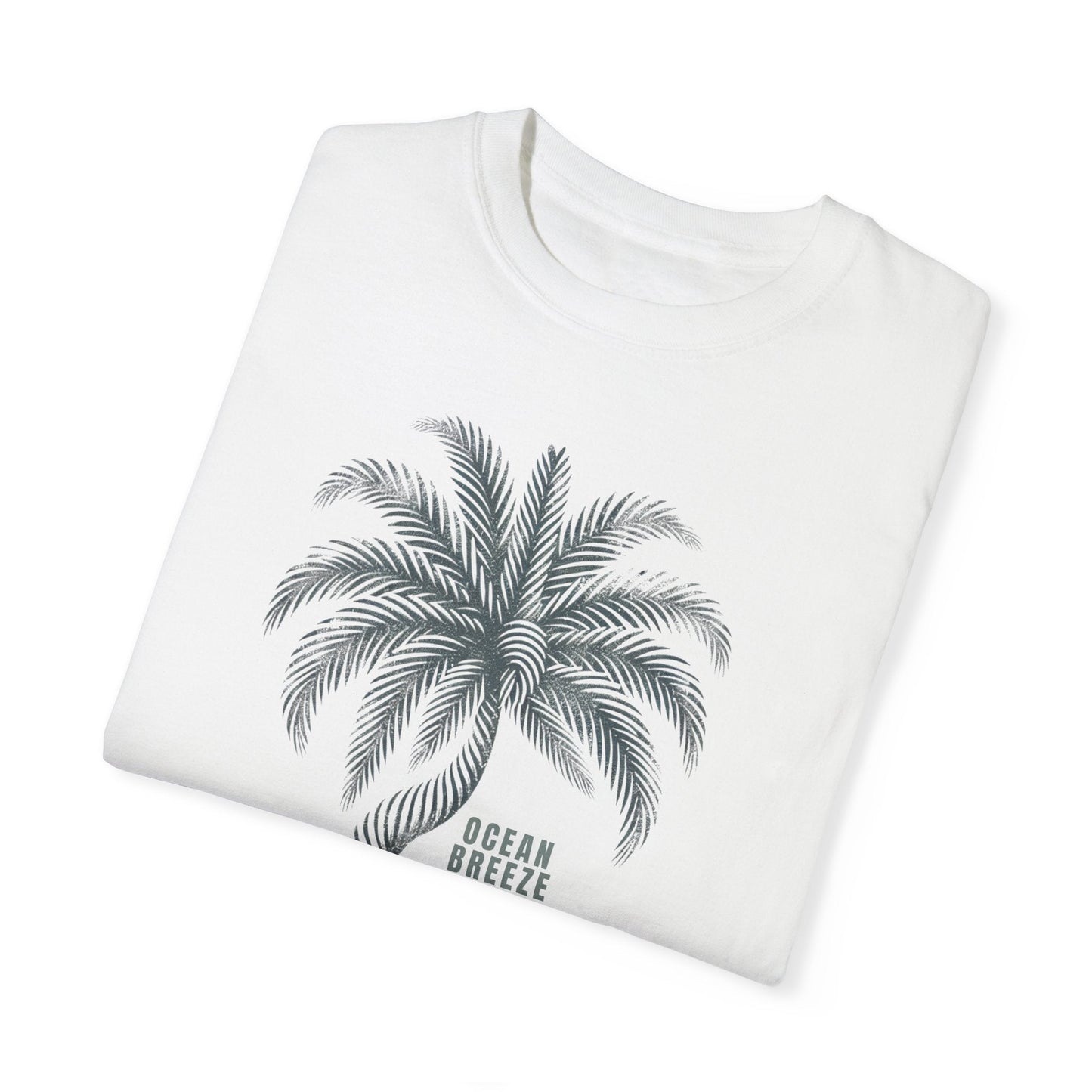 Ocean Breeze & Palm Trees: Enjoy Comfort with Our Cozy Cotton Tee Great Gift Tshirt