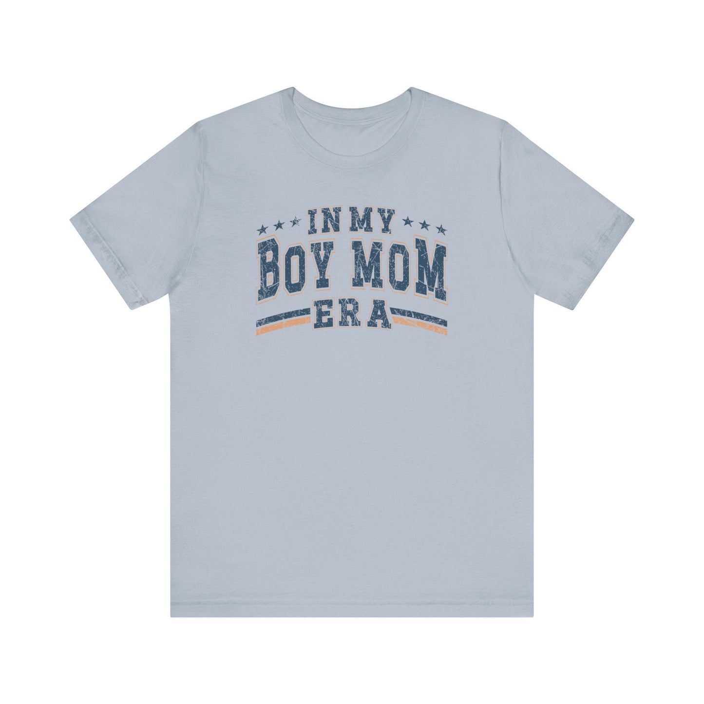 In My Boy Mom Era Tee – Comfortable & Stylish Womens Short Sleeve Crewneck Cotton T-Shirt Mom Gift, Mothers Day Gift