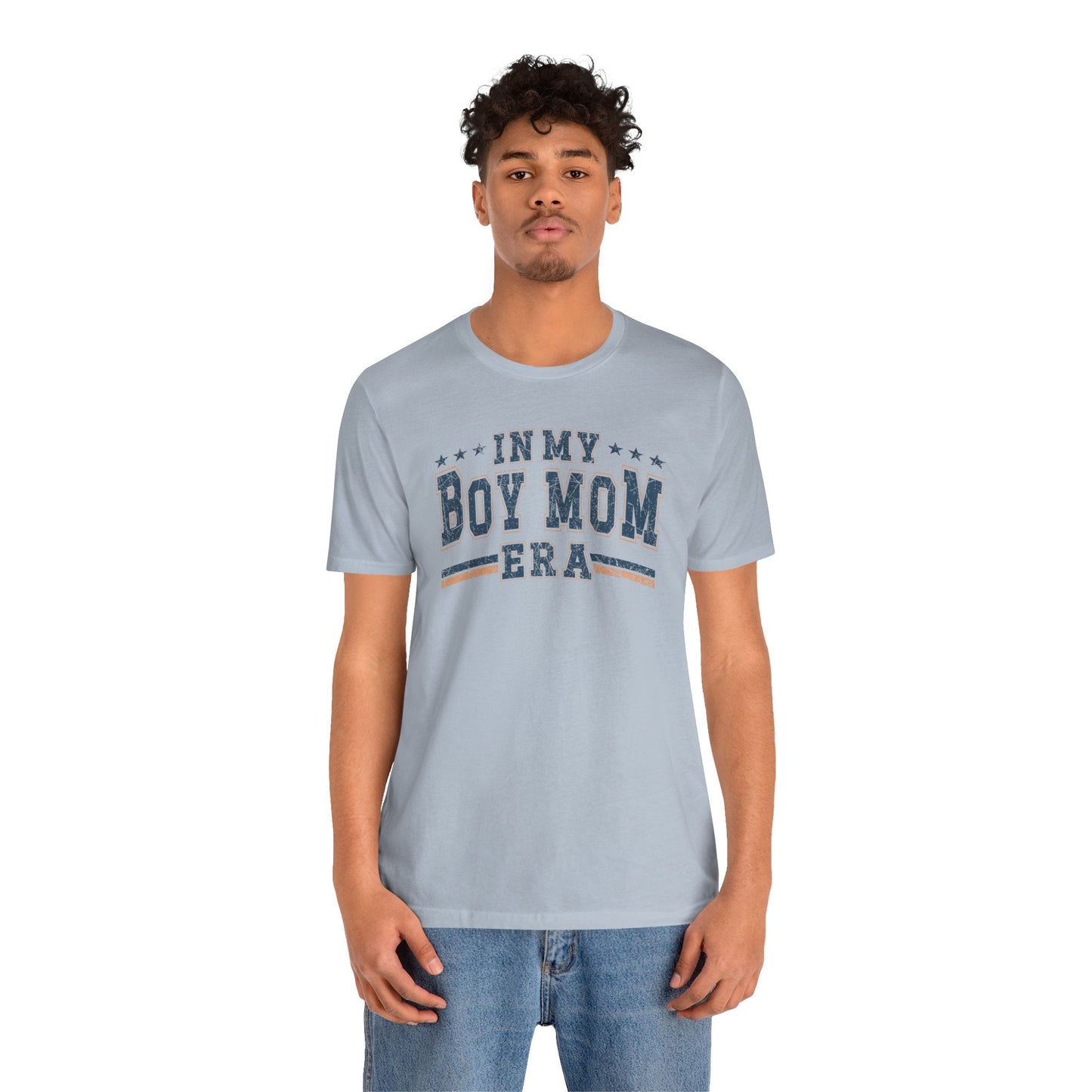 In My Boy Mom Era Tee – Comfortable & Stylish Womens Short Sleeve Crewneck Cotton T-Shirt Mom Gift, Mothers Day Gift