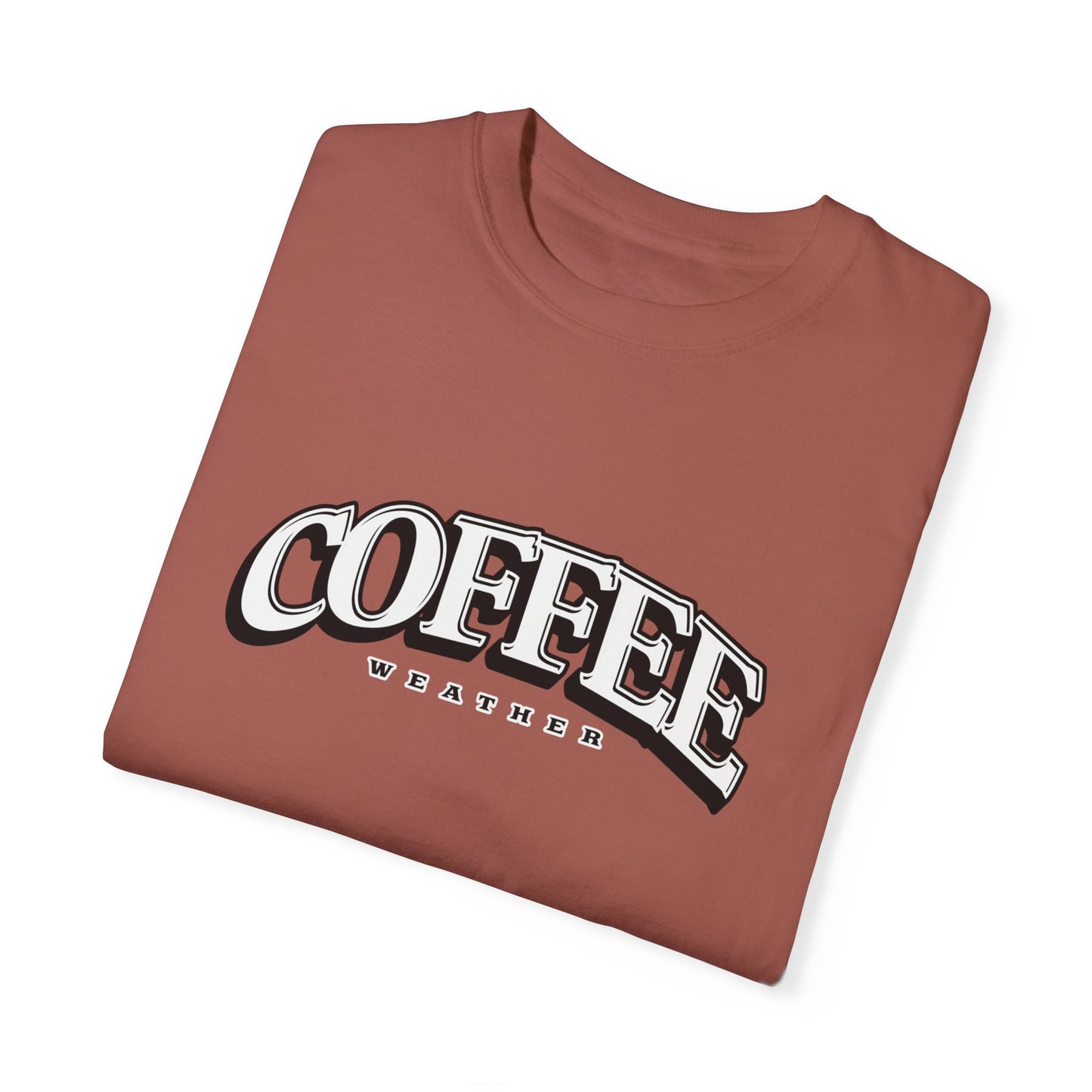 Coffee Weather Winter-Inspired Graphic Tee Shirt