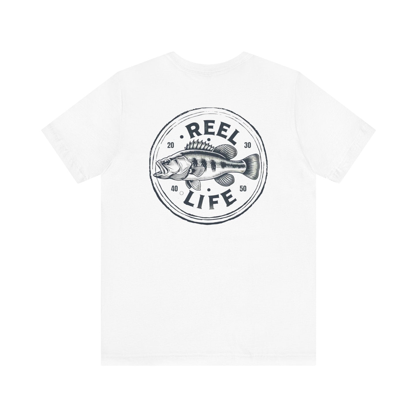 Reel Life Fishing Tee: Cast Away in Comfort & Style! Great Gift Idea for Anyone who Loves Fishing