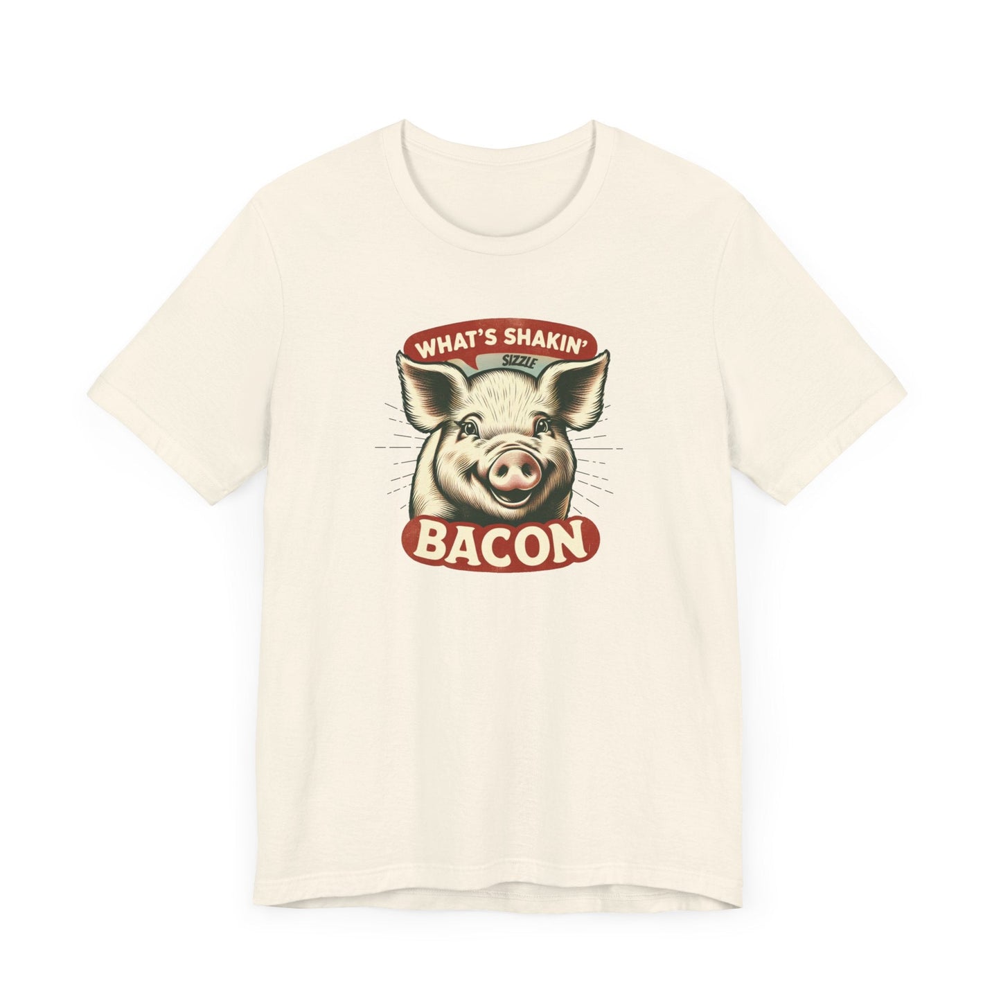 What's Shakin' Bacon - Bacon Vibes! Join The Bacon Crew! Dive into Fun with Our Classic Tee! Bacon Lovers!