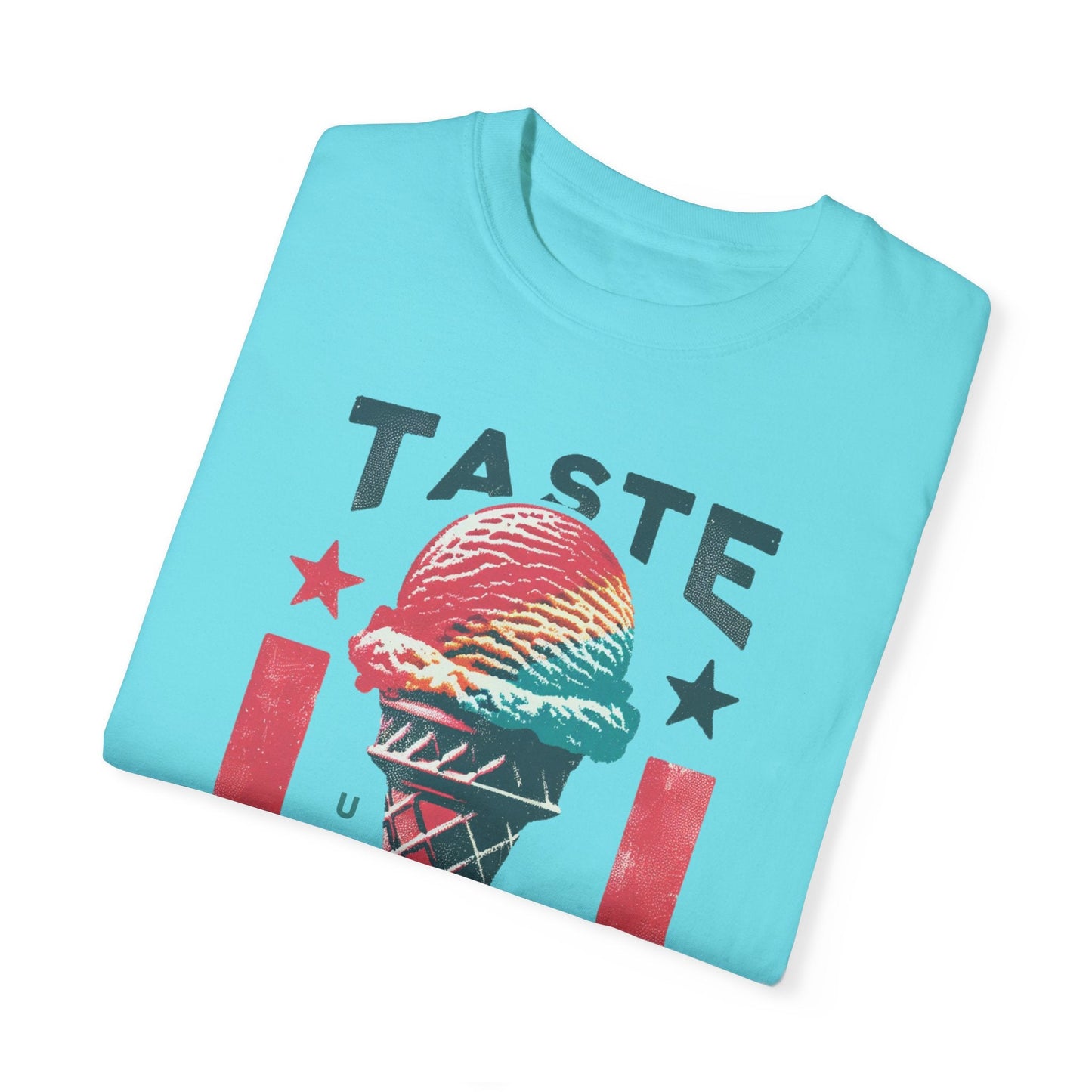 Patriotic Ice Cream Cone Tee - Show Your Spirit with Comfort Colors 1717 4th of July, Labor Day, Memorial Day