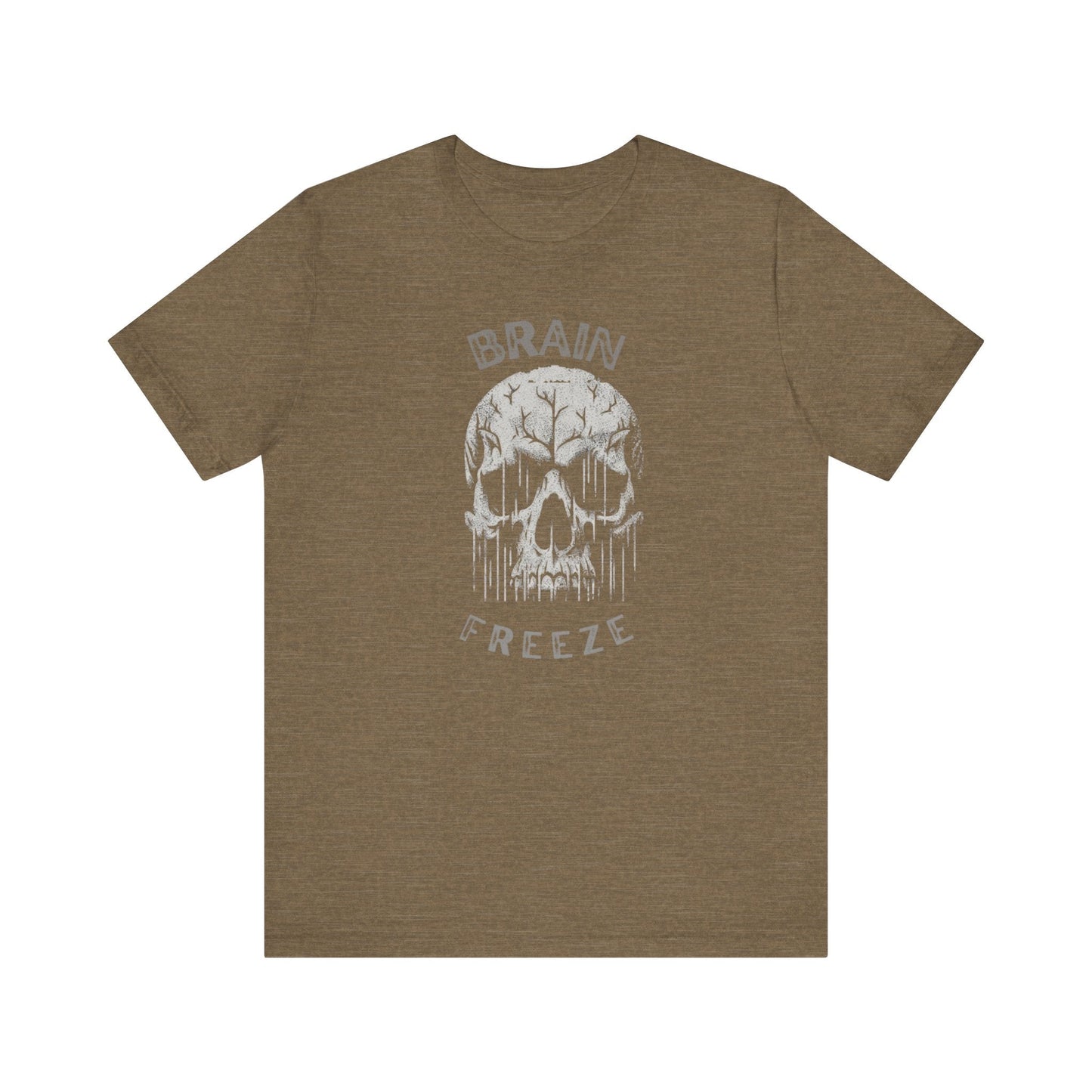 Brain Freeze Skull Tee: Great Style for Every Occasion! Great Gift Idea, Skull Tshirt, Brother Gift, Dad Gift, Husband Gift, Son Gift