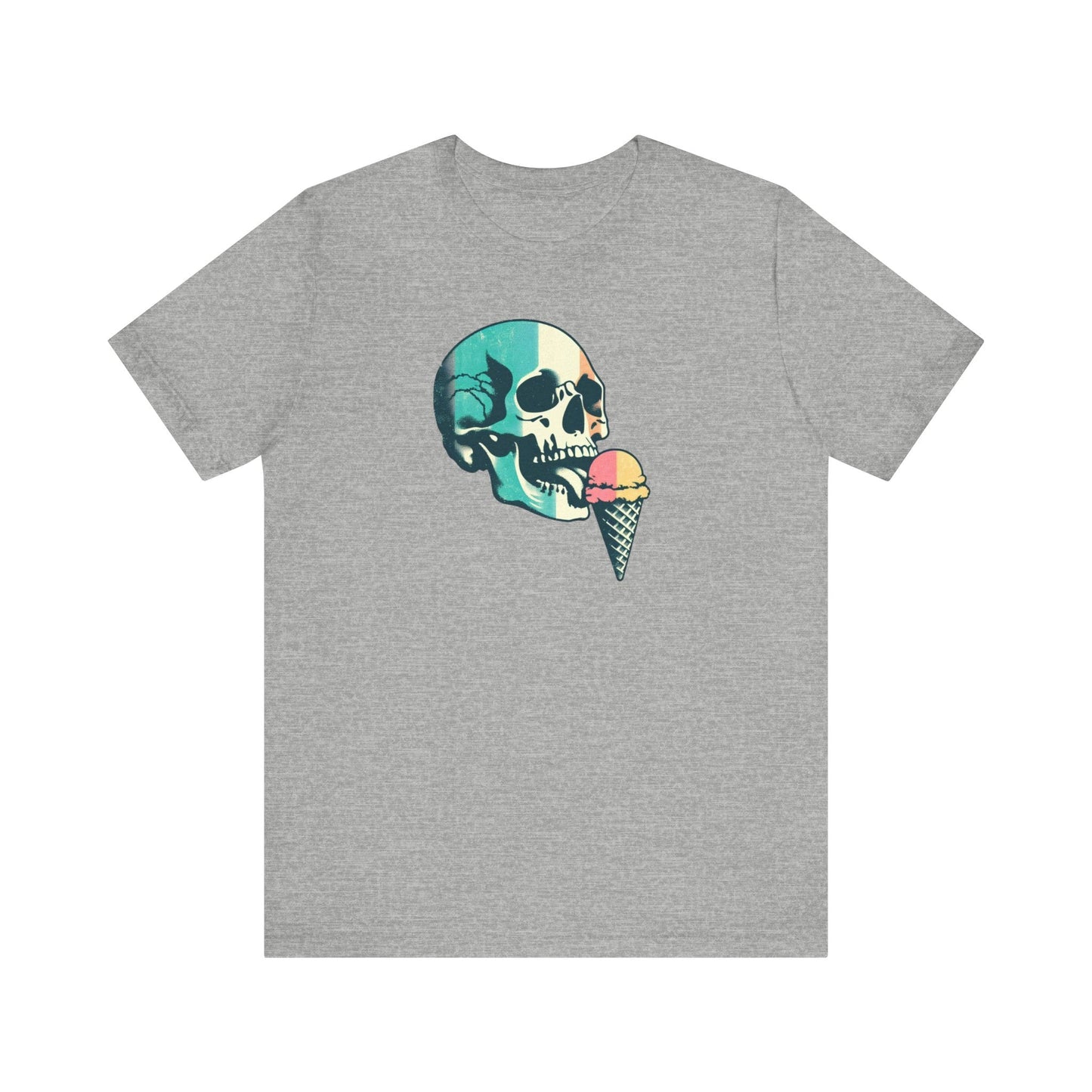 Skull Tee: Embrace Cool Comfort and Style with This Crewneck Tshirt Makes a Great Gift