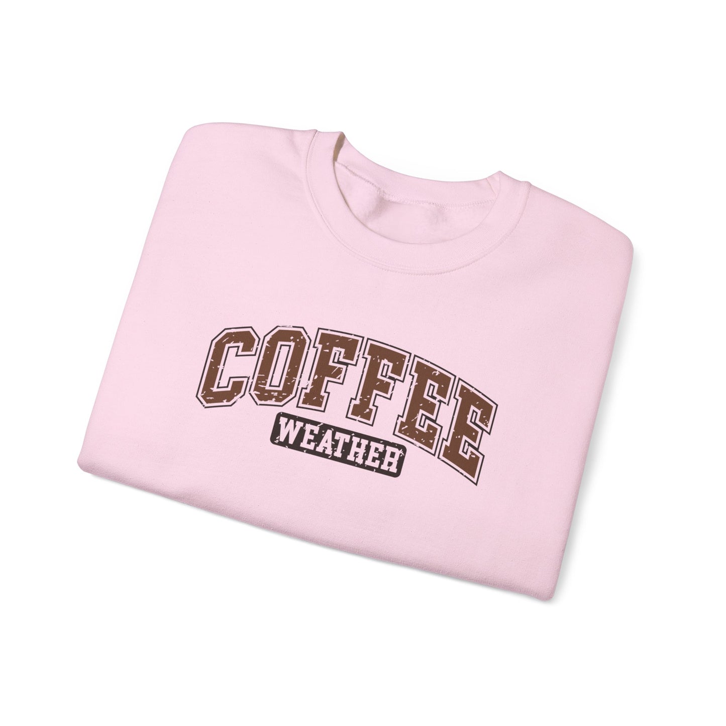 Coffee Weather Graphic Sweatshirt for Cozy Winter Vibes