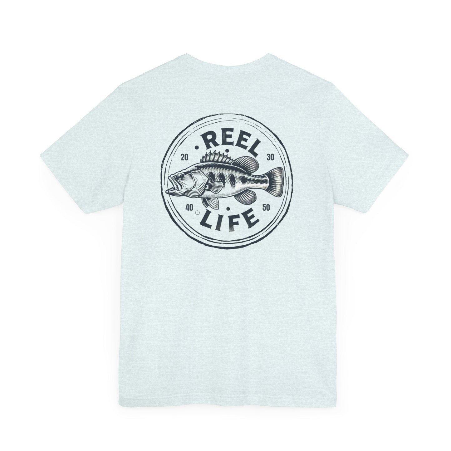 Reel Life Fishing Tee: Cast Away in Comfort & Style! Great Gift Idea for Anyone who Loves Fishing