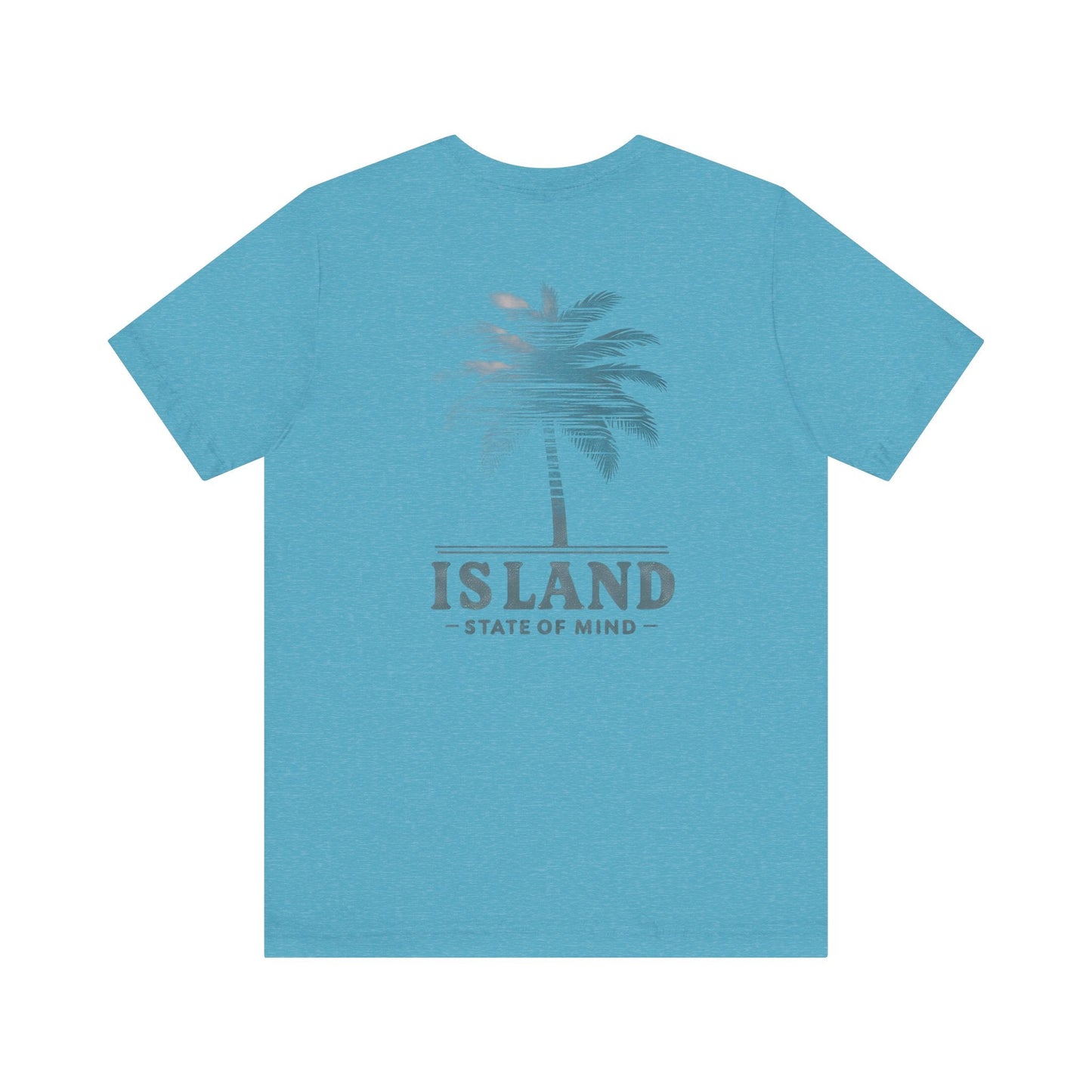 Vacation Vibes: Unisex Island State of Mind Palm Tree Graphic Tee Great Gift Idea