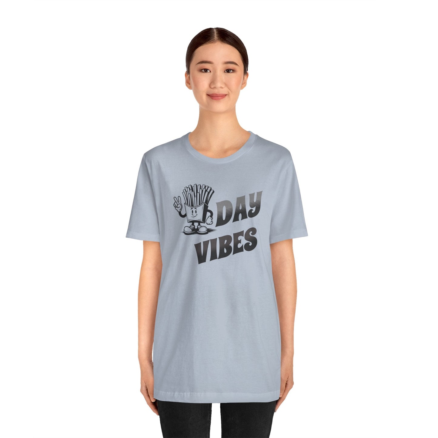 Funny Fryday Vibes Tee - Hilarious French Fry Humor Shirt for Casual Fridays! Funny Tshirt Makes a great gift