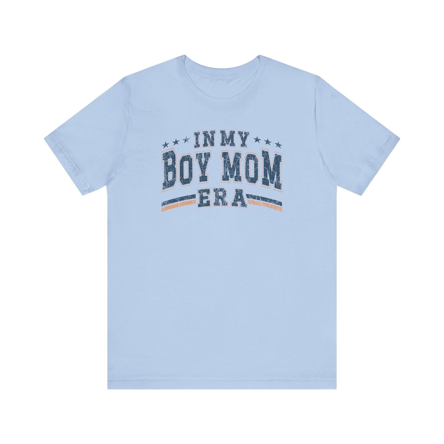 In My Boy Mom Era Tee – Comfortable & Stylish Womens Short Sleeve Crewneck Cotton T-Shirt Mom Gift, Mothers Day Gift