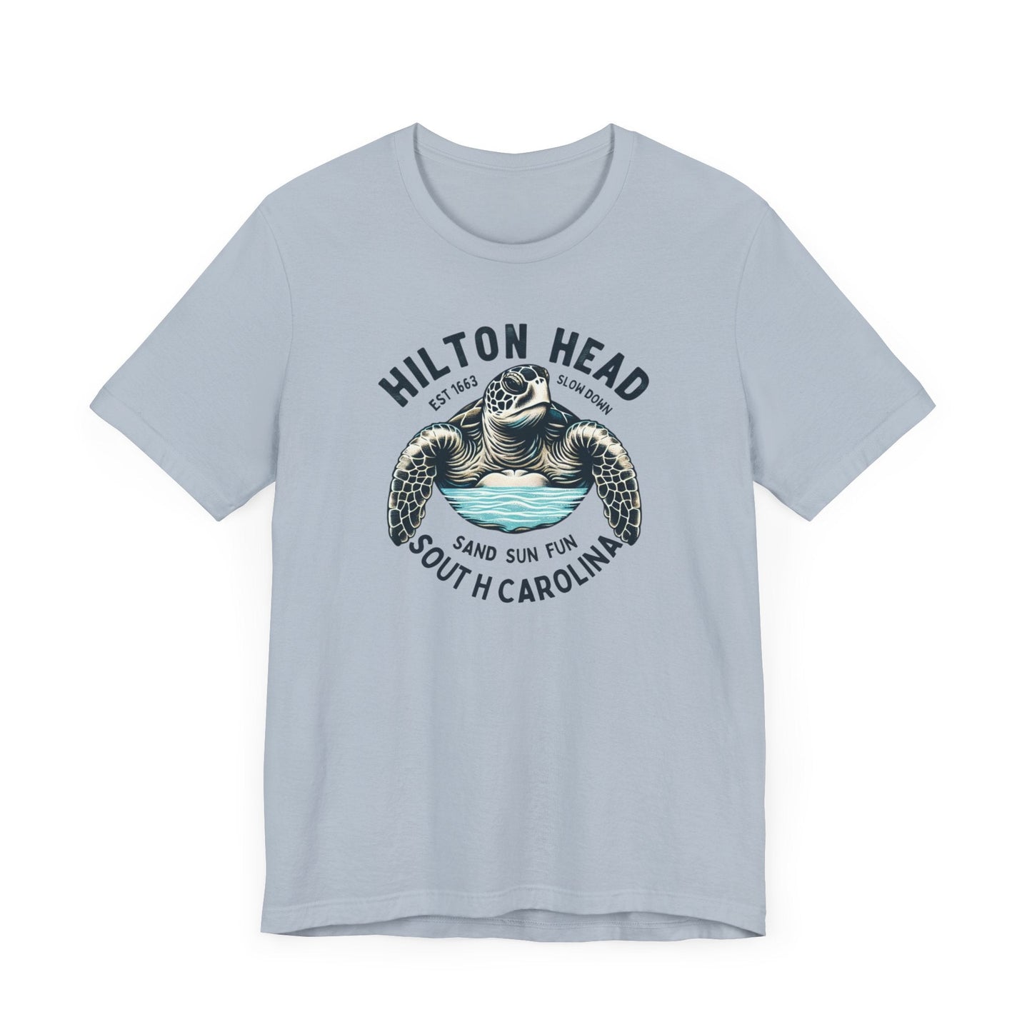 Hilton Head South Carolina Graphic Tee Vacation Shirt Beach Vibes Destination Shirt Great Gift Idea