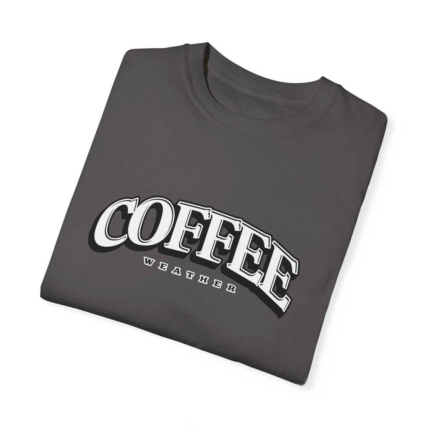 Coffee Weather Winter-Inspired Graphic Tee Shirt