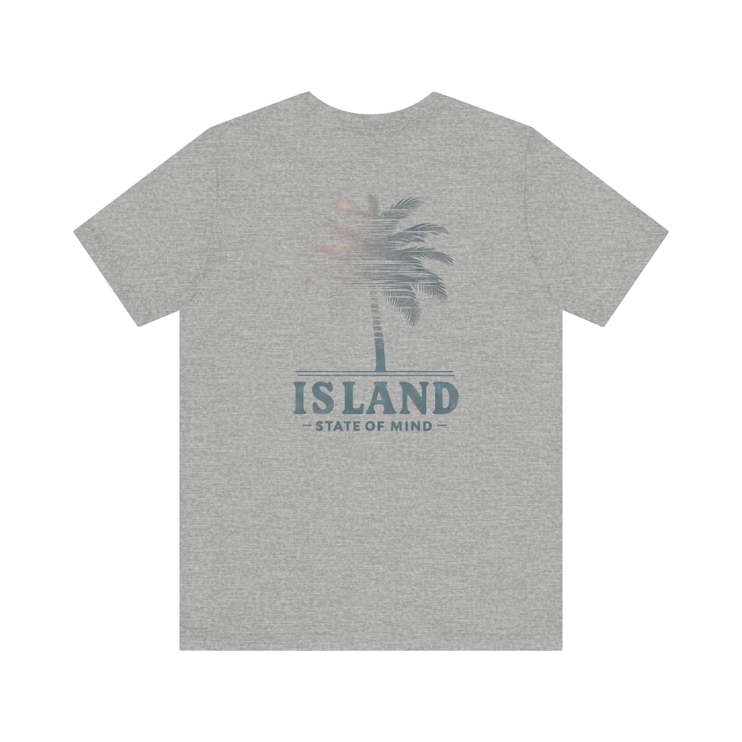 Vacation Vibes: Unisex Island State of Mind Palm Tree Graphic Tee Great Gift Idea