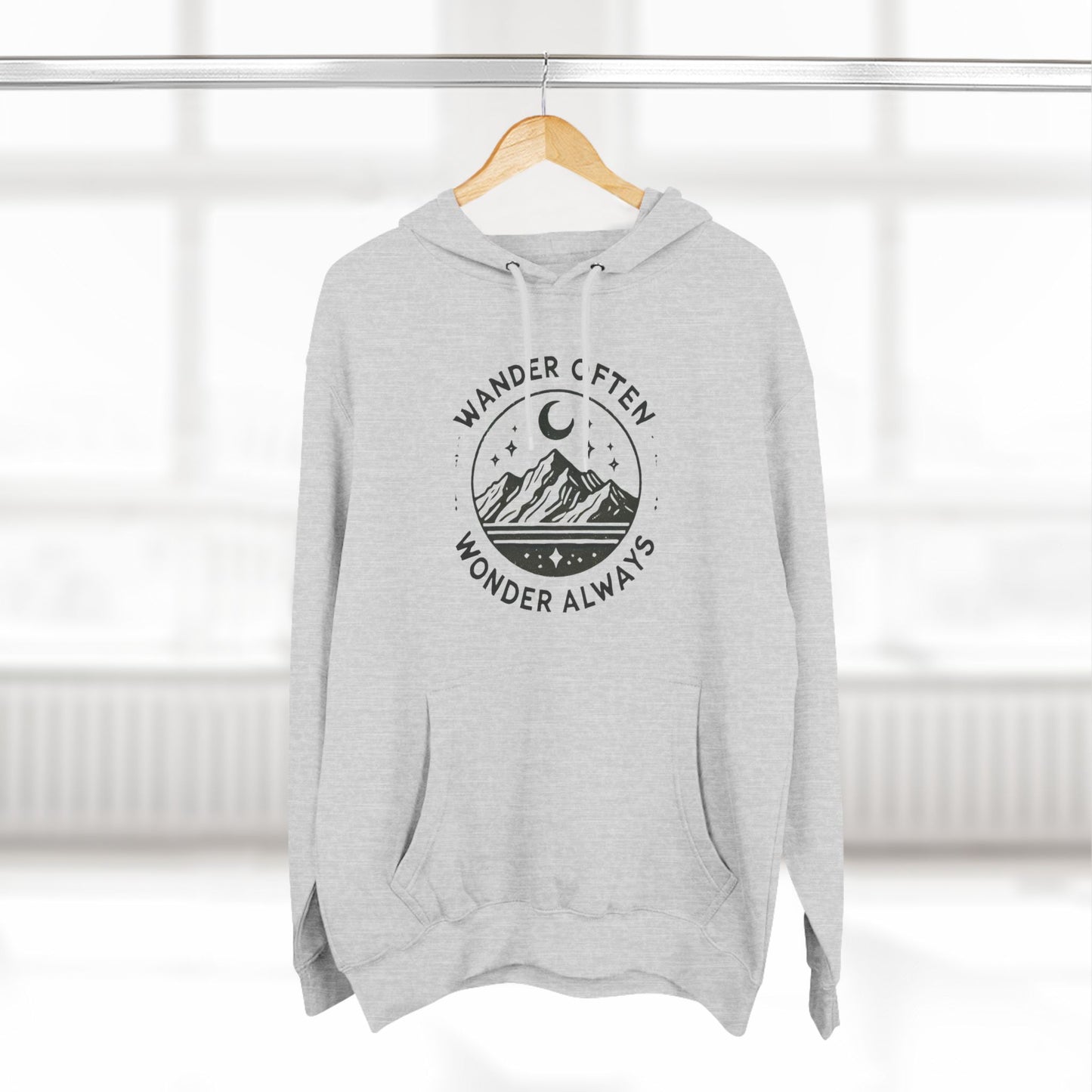 Wander Often Wonder Always Graphic Hoodie