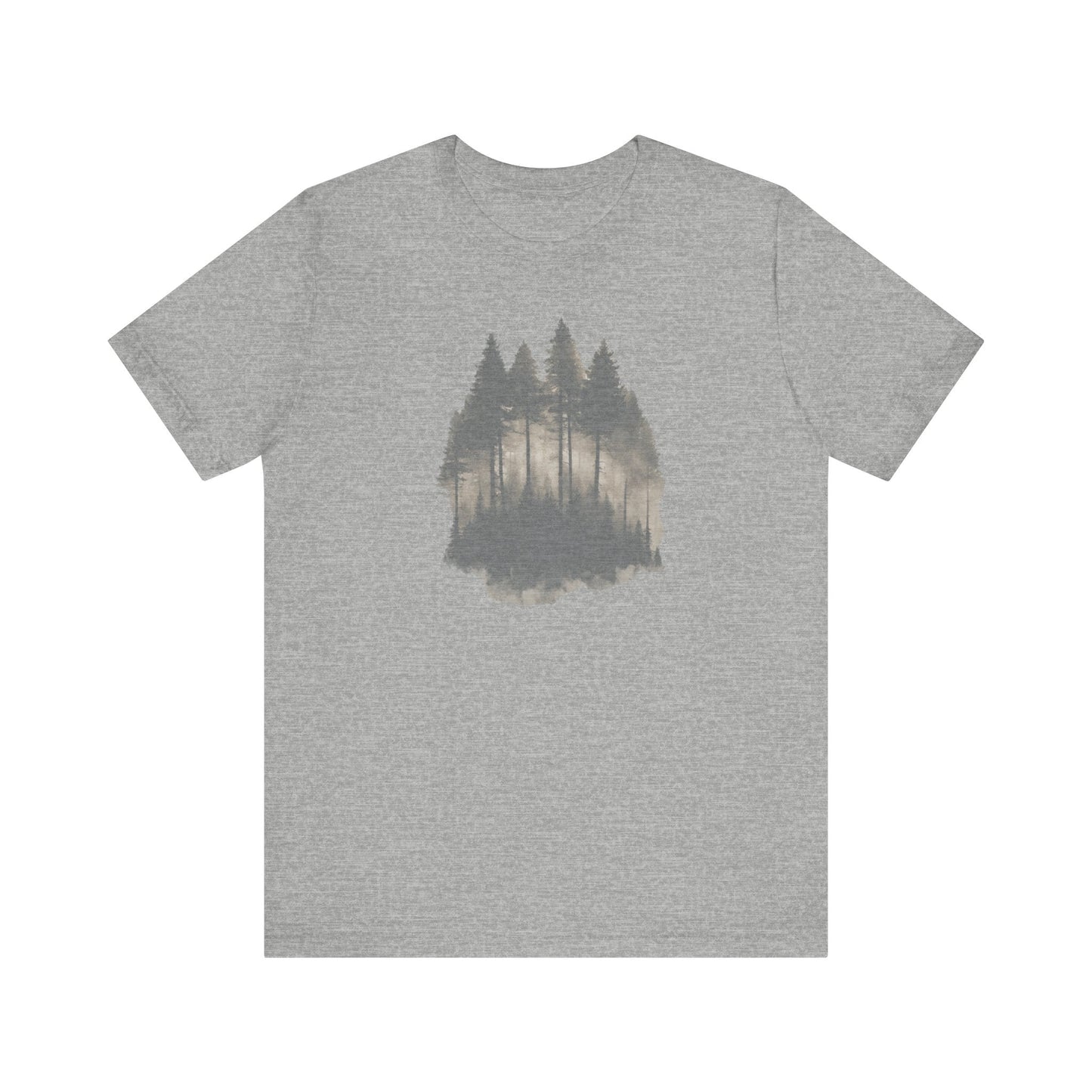 Spirit of the Forest Unisex Jersey Tee Great Gift Husband Gift Wife Gift, Camping, Hiking, Boyfriend Gift, Girlfriend Gift, Camping Shirt