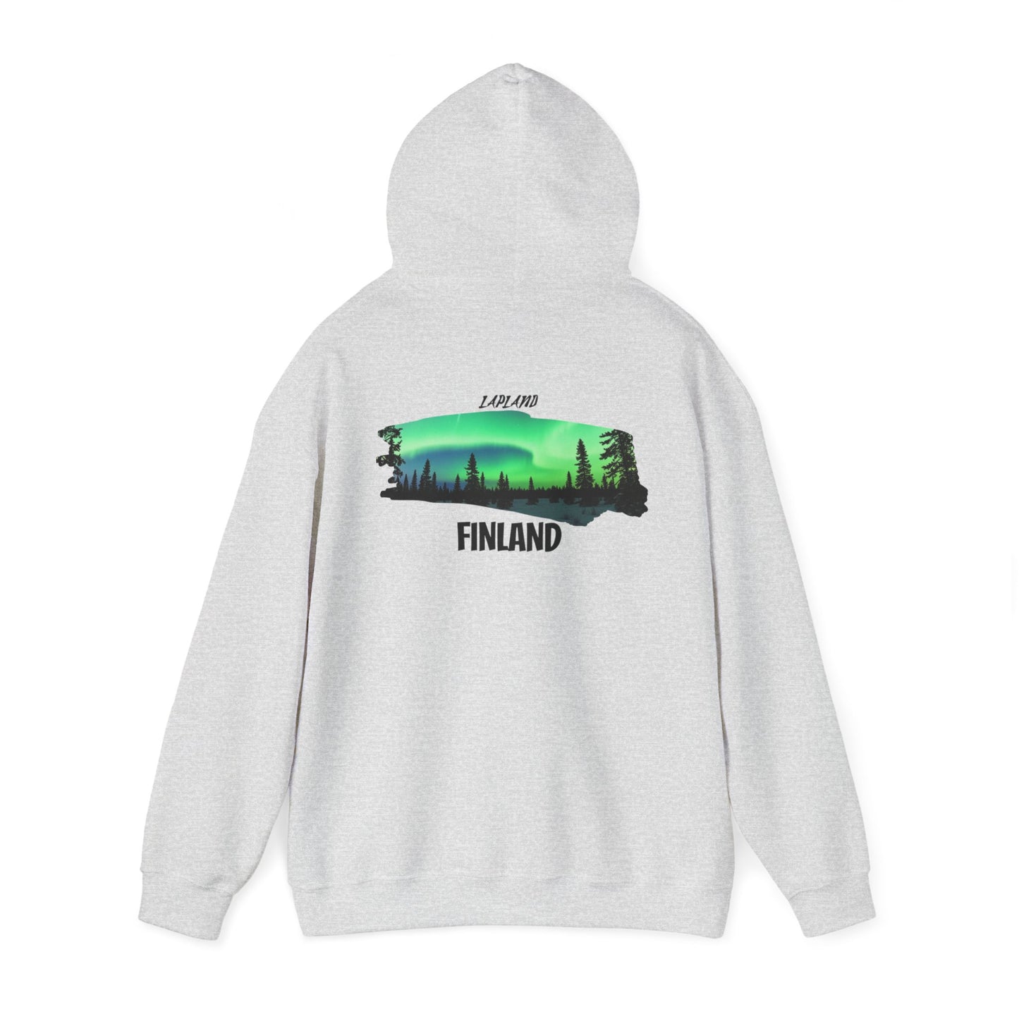 Lapland, Finland Cozy Northern Lights Travel & Outdoor Adventure Hoodie