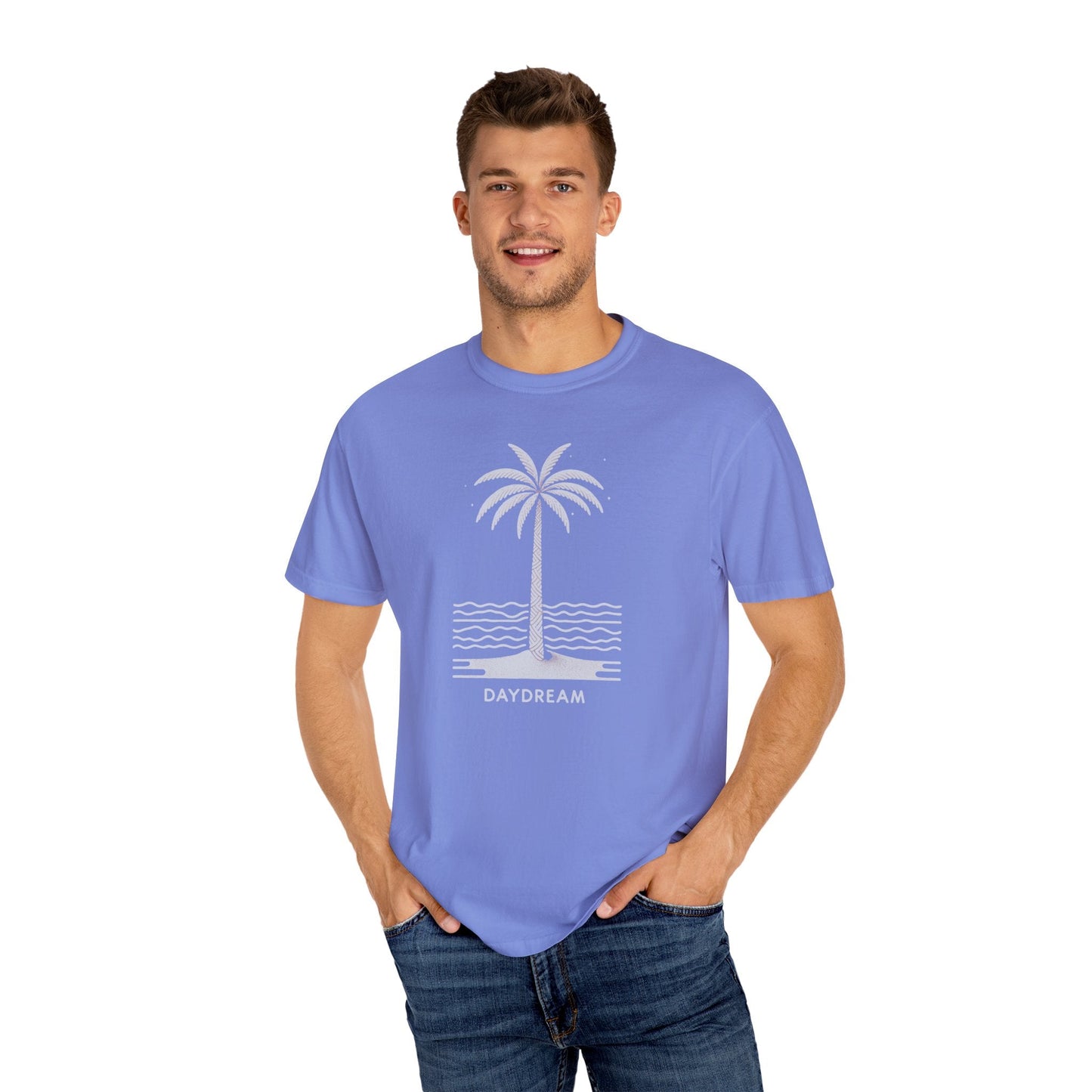 Daydreaming Under The Palms Comfort Colors 1717 Tee Beach Shirt, Great Gift, Sister Gift, Wife Gift, Mom Gift, Mothers Day Gift Unisex