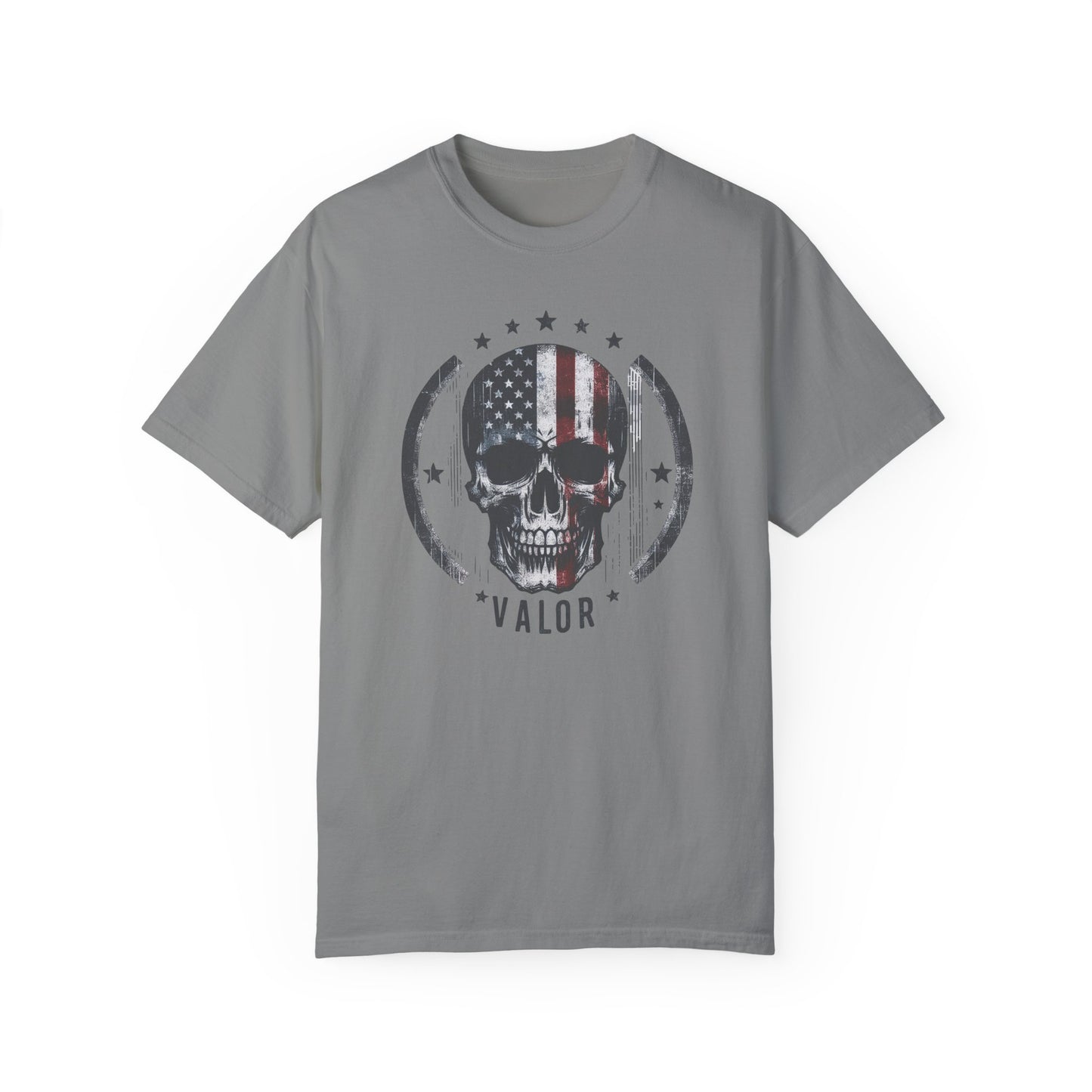 Valor Skull T-Shirt  Unleash Your Inner Warrior with Bold Style