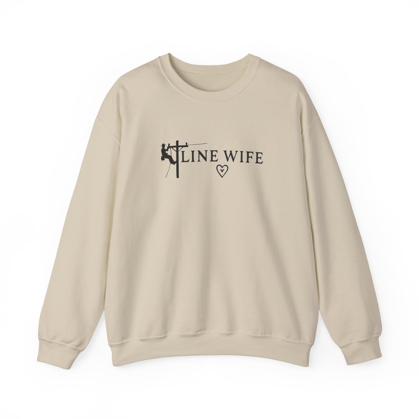 Lineman Wife Graphic Sweatshirt - Lineman Shirt Thoughtful Gift Idea for Loved Ones