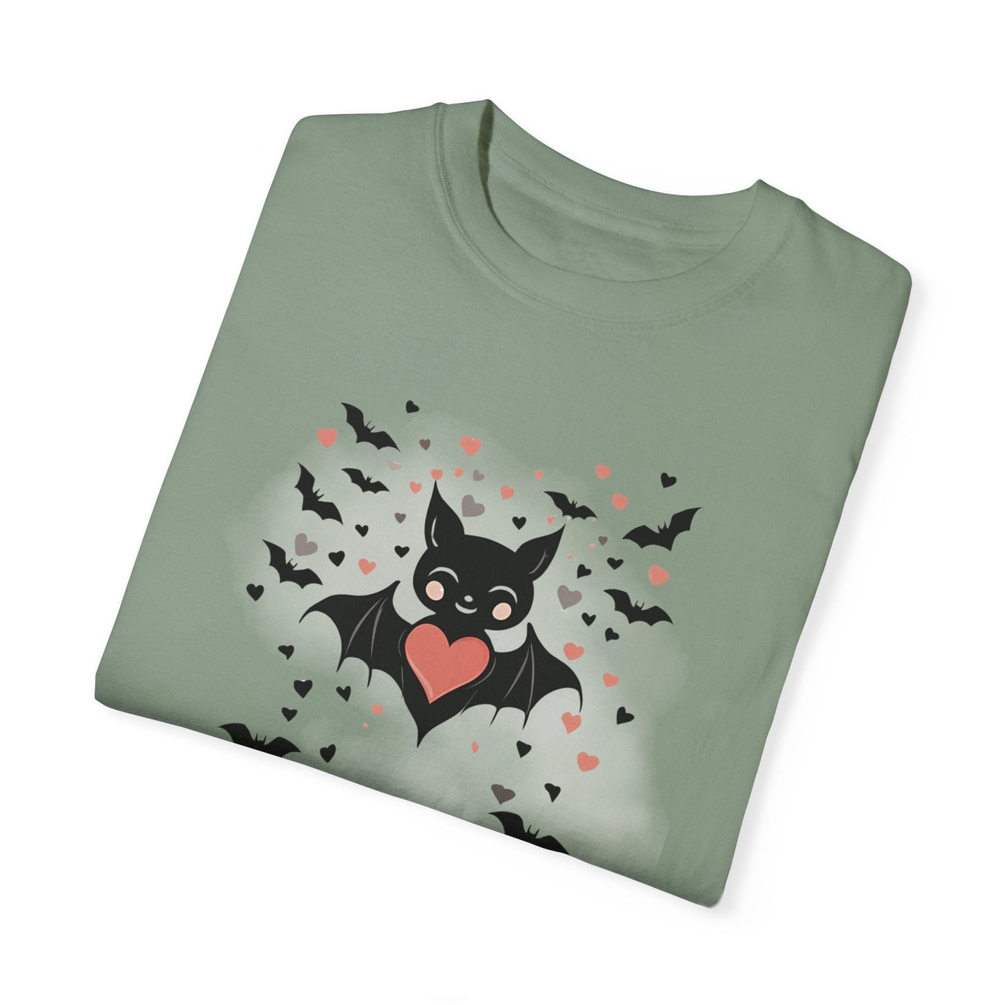 Happy Halloween Bat Vibes Comfort Colors 1717 Garment-Dyed T-Shirt Halloween Tshirt Womens Gift Mens Gift Holiday Gift