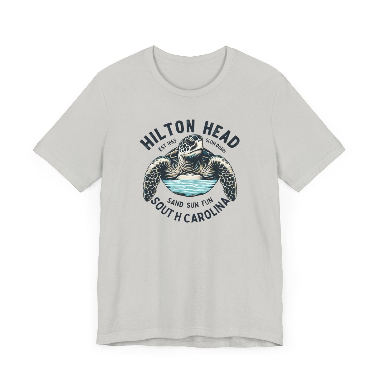 Hilton Head South Carolina Graphic Tee Vacation Shirt Beach Vibes Destination Shirt Great Gift Idea