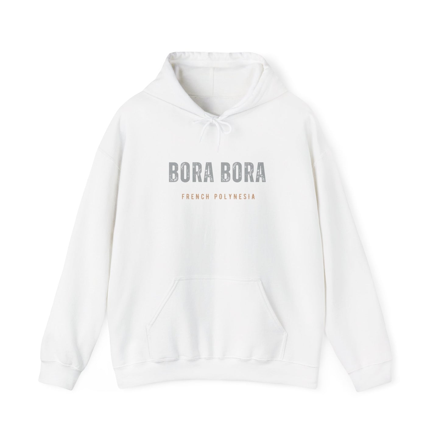 Bora Bora Unisex Heavy Blend Hooded Sweatshirt Cozy, Stylish, and Durable Vacation Destination Trave;l Shirt Great Gift