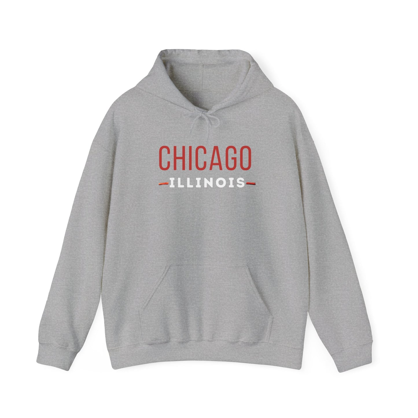 Chicago Illinois Unisex Heavy Blend Hooded Sweatshirt Warm & Stylish Hoodie Great Gift