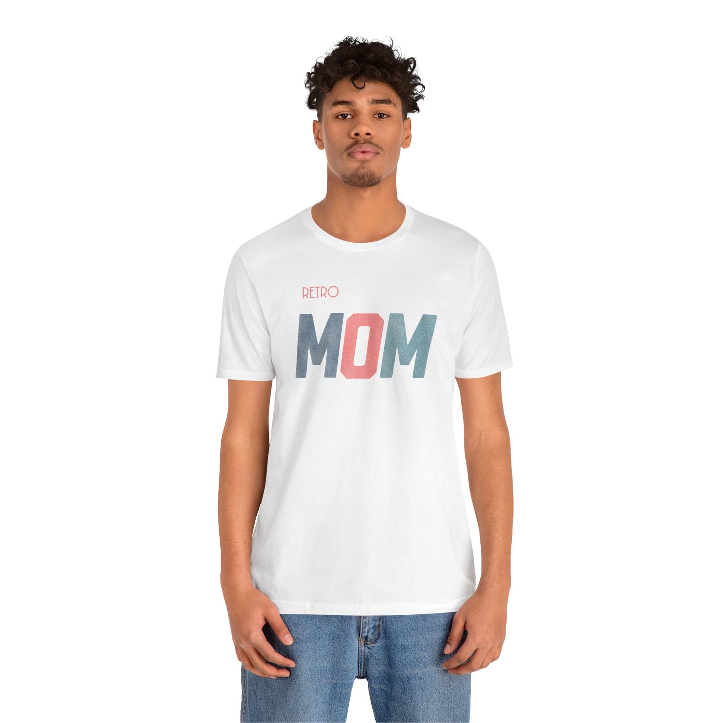 Retro MOM - Timeless Style for Modern Moms! Great Short Sleeve Cotton Crewneck Tshirt Makes a Great Mom Gift