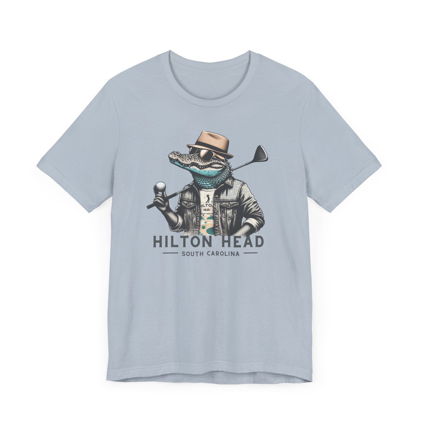 Golf With the Gators Hilton Head South Carolina Graphic Tee Great Gift Idea