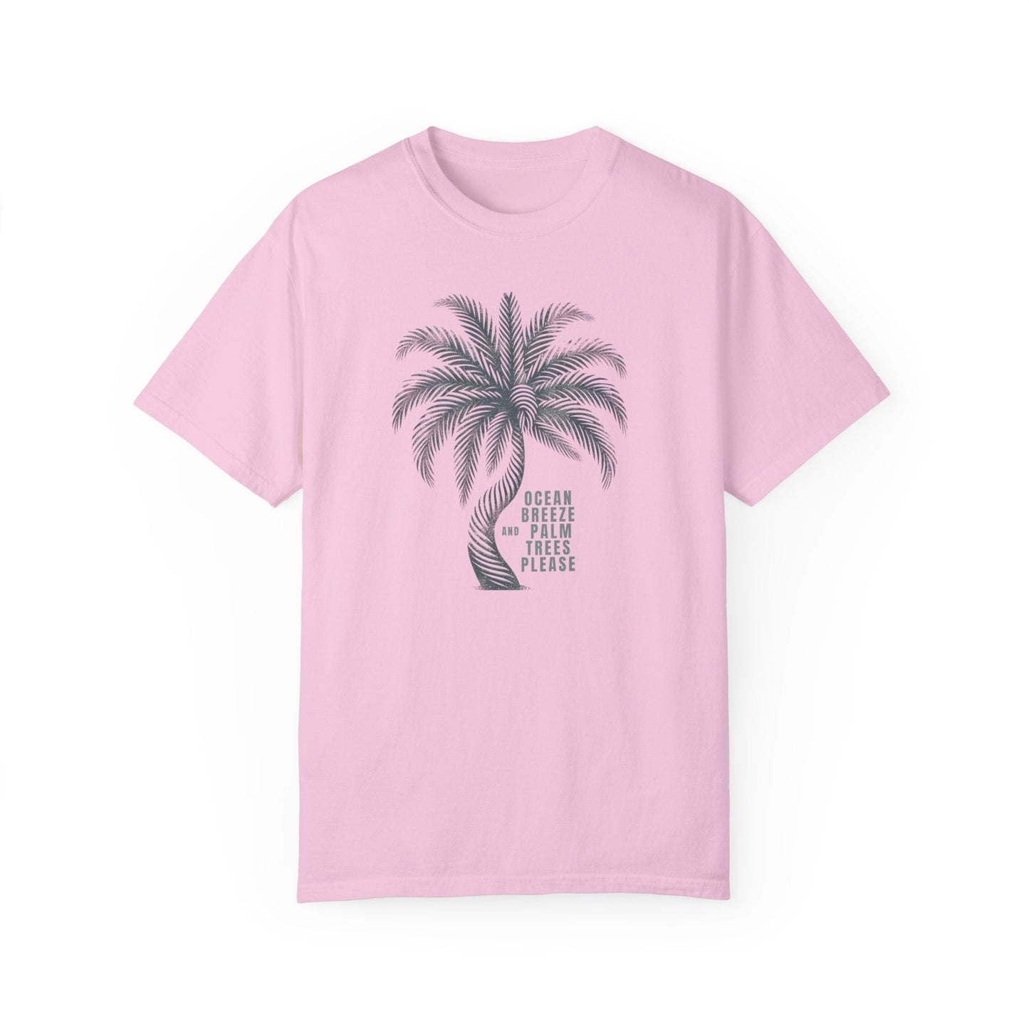 Ocean Breeze & Palm Trees: Enjoy Comfort with Our Cozy Cotton Tee Great Gift Tshirt