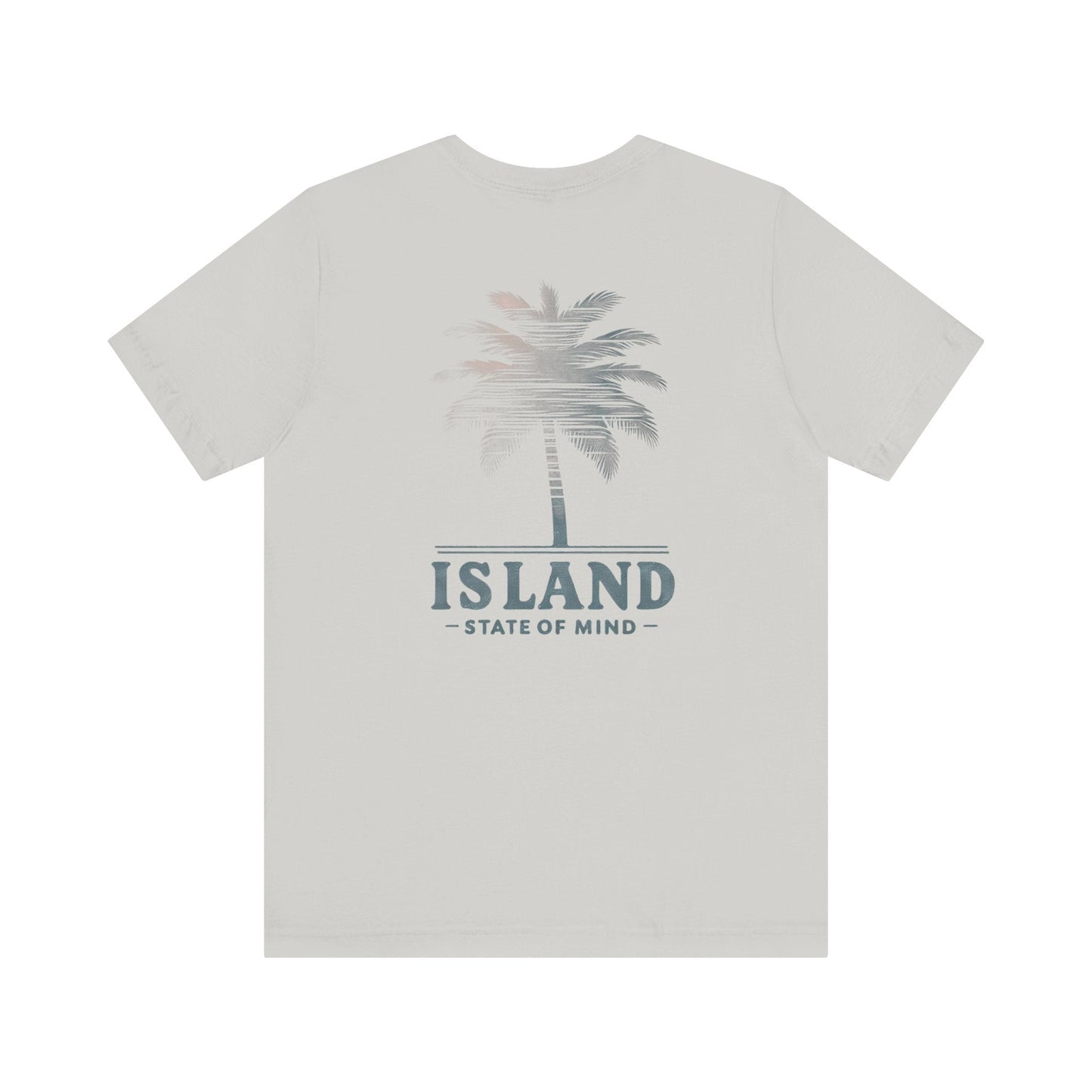 Vacation Vibes: Unisex Island State of Mind Palm Tree Graphic Tee Great Gift Idea